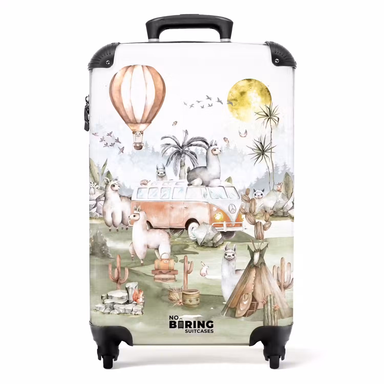 Alpaca avontuur NBS - Handbagage koffer - Unisex middel -productfoto_recht