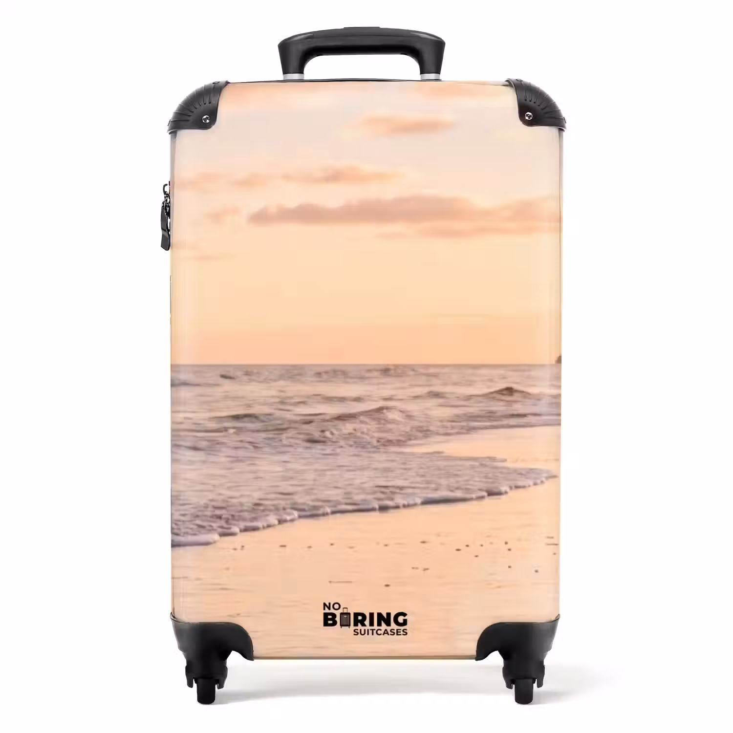 Strand - Branding - Wolken NBS - Handbagage koffer - Volwassenen Unisex middel -productfoto_recht