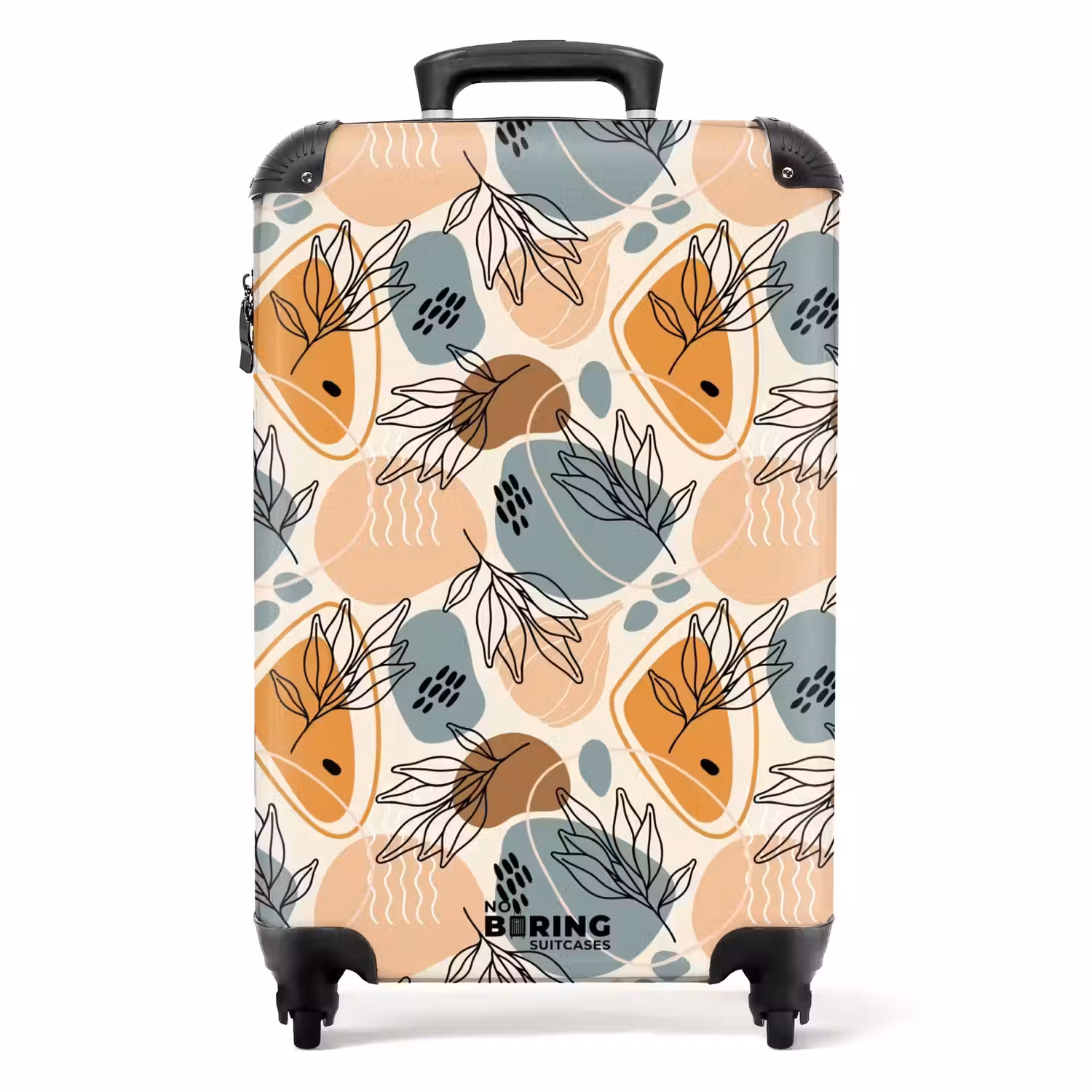 Boho - Zachte aardetinten NBS - Handbagage koffer - Unisex middel -productfoto_recht