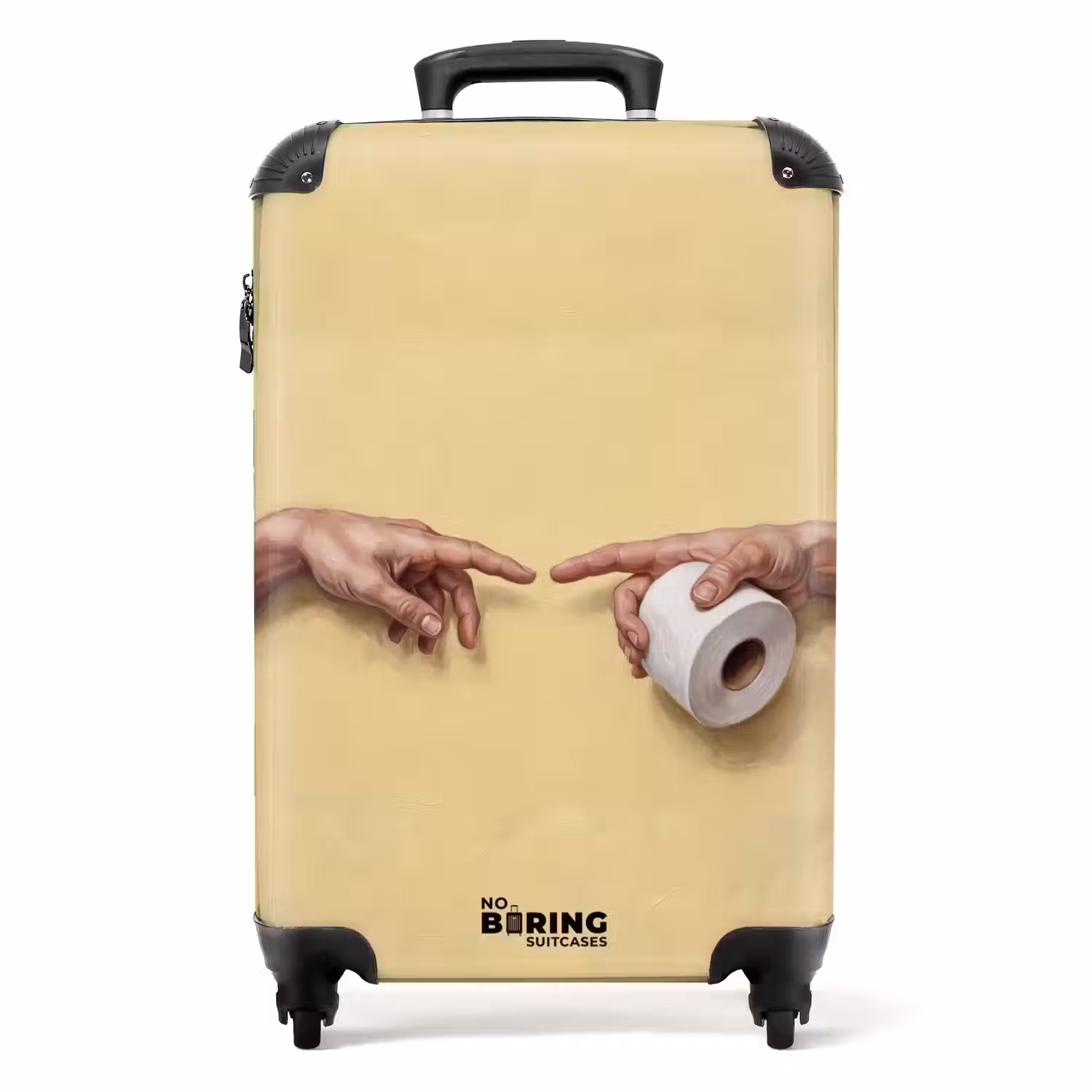 Klassiek - Kunst - Humor NBS - Handbagage koffer - Volwassenen Unisex middel -productfoto_recht