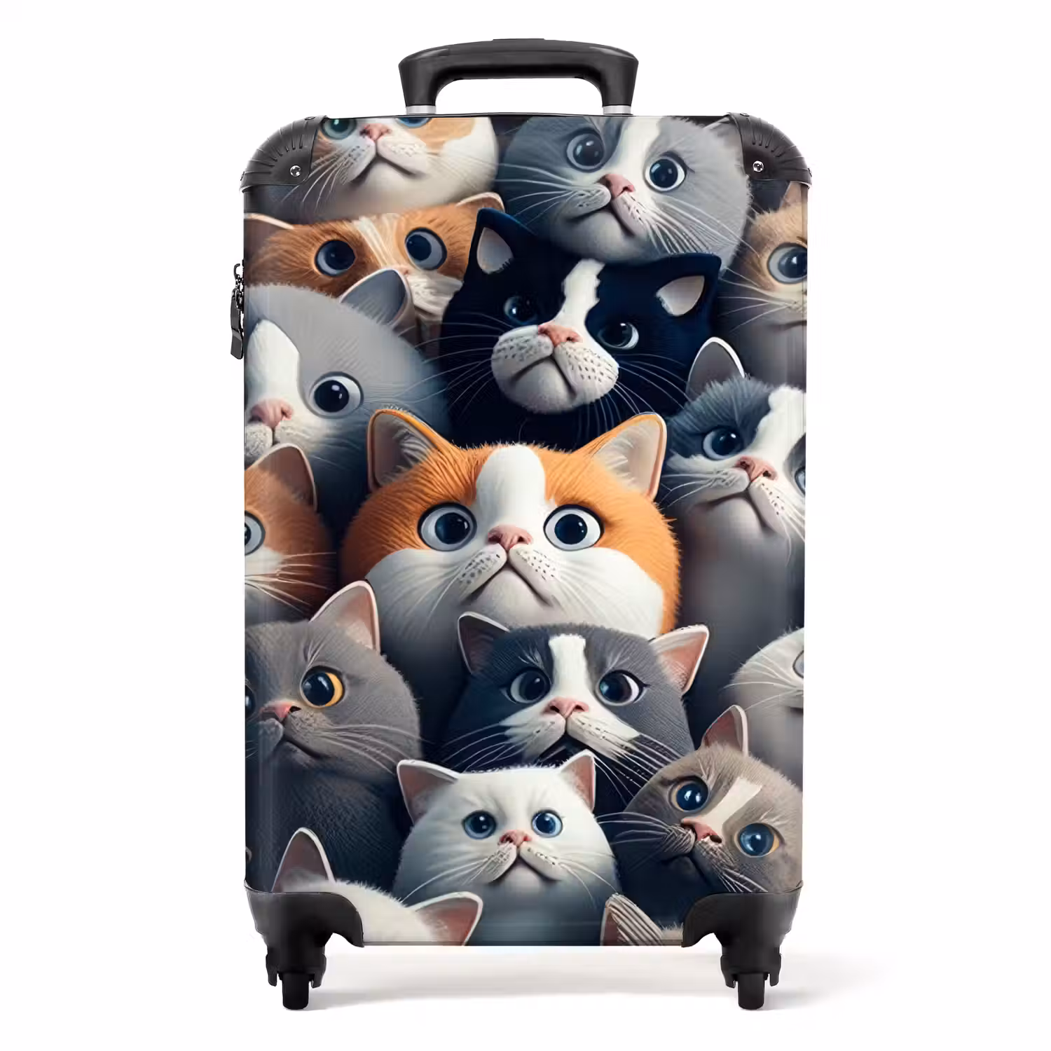 Snoezige Snuitjes NBS - Handbagage koffer - Unisex middel -productfoto_recht