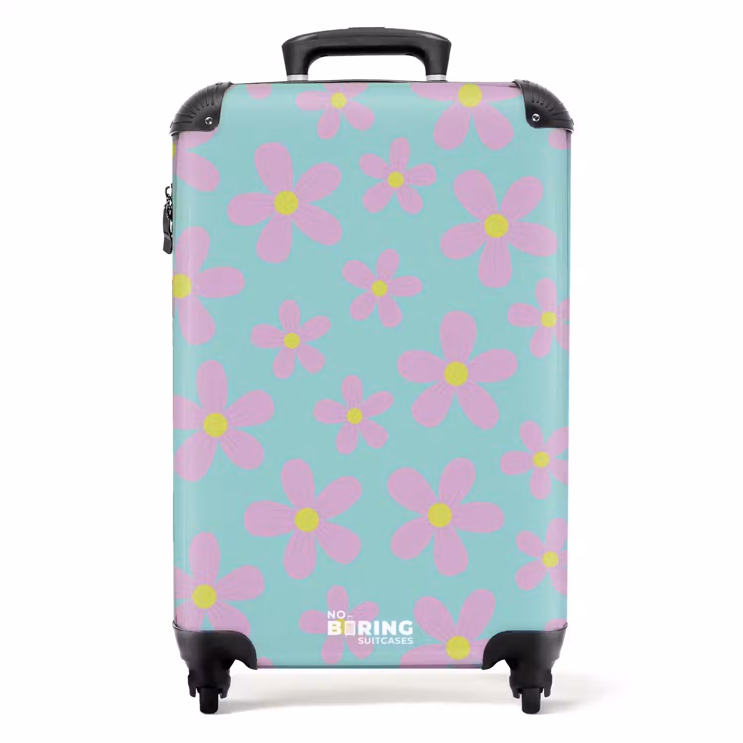 Madeliefjesmania mint NBS - Handbagage koffer - Unisex middel -productfoto_recht