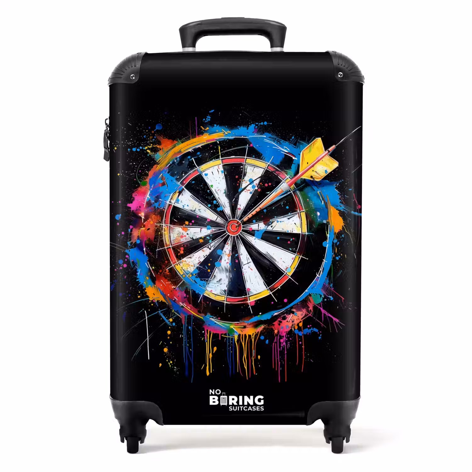 Dartbord met graffiti NBS - Handbagage koffer - Unisex middel -productfoto_recht