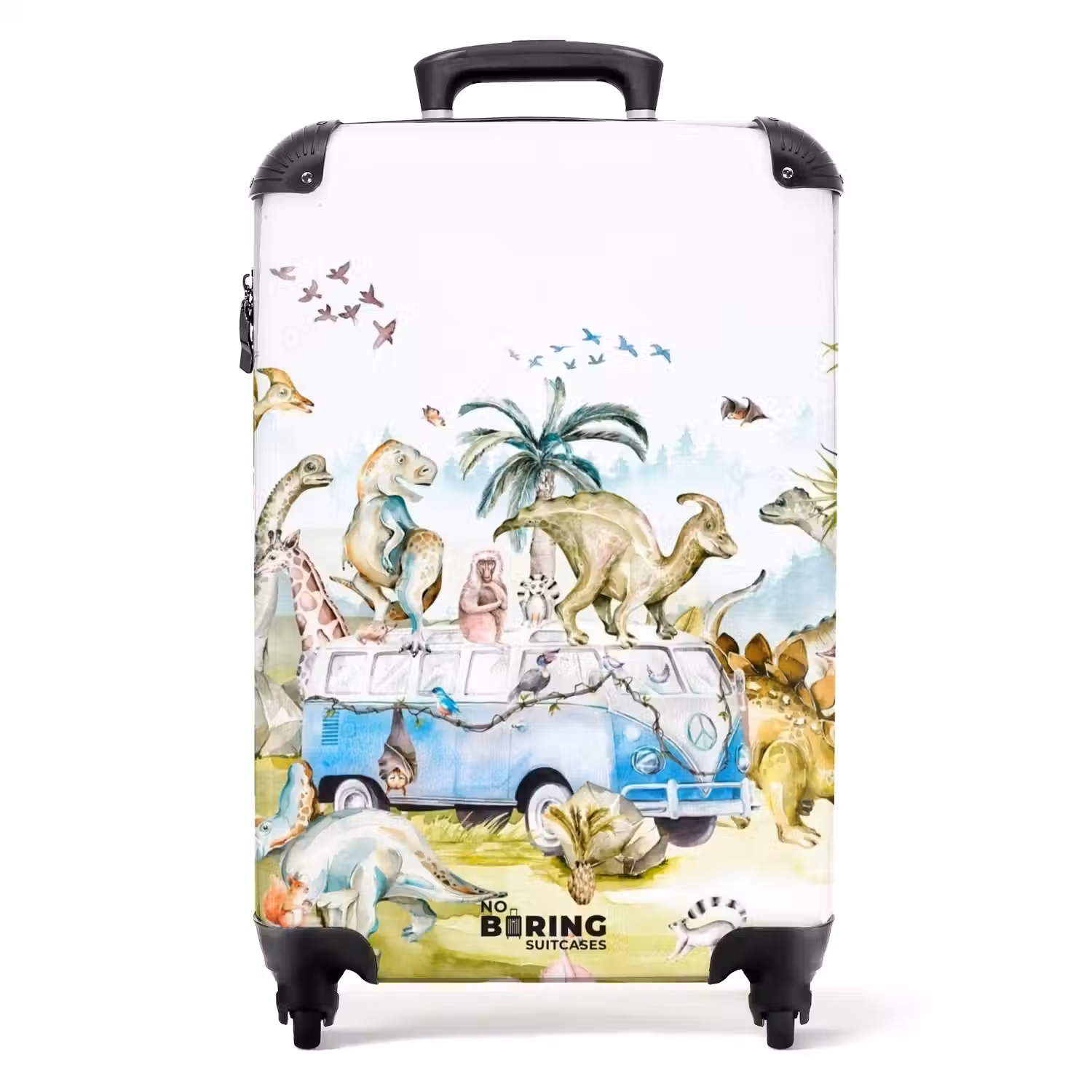 Dino safari NBS - Handbagage koffer - Unisex middel -productfoto_recht