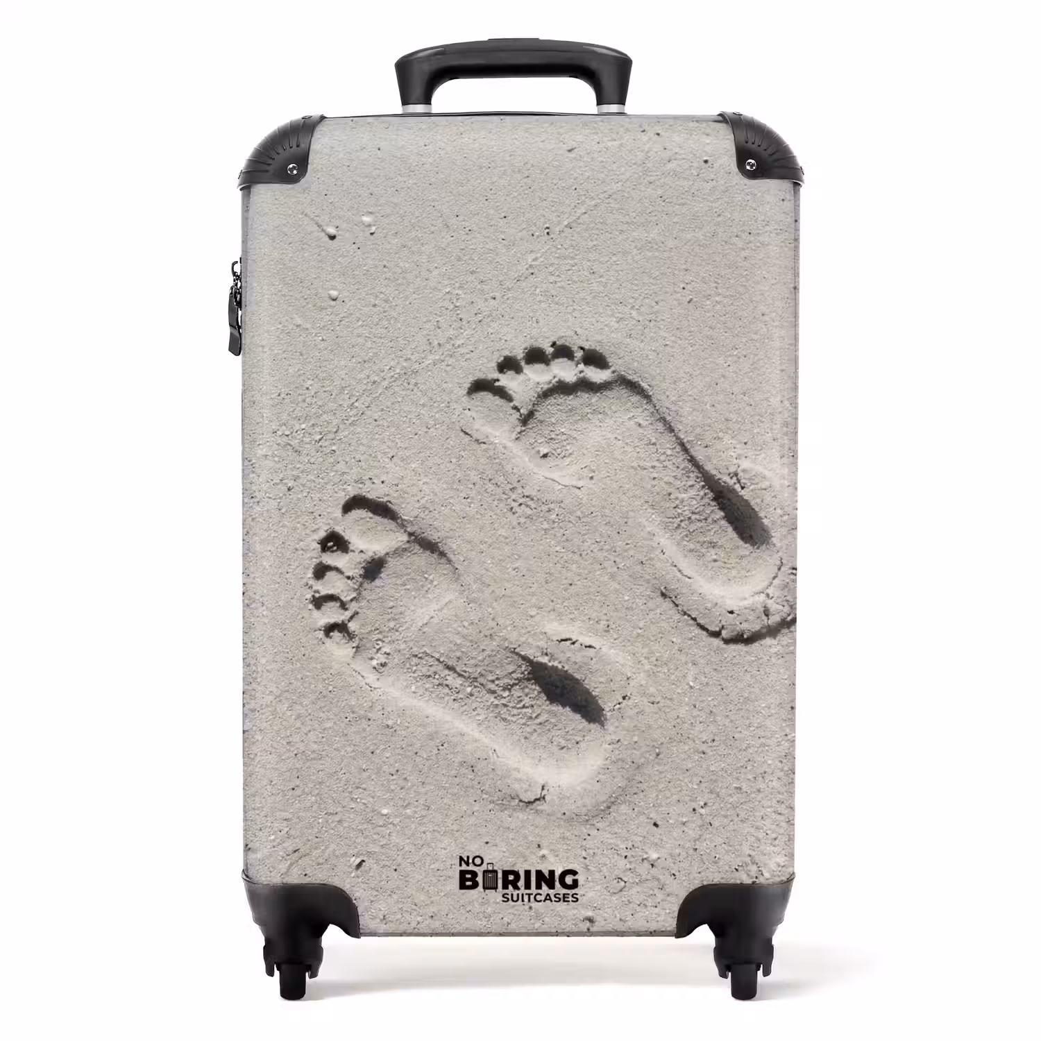 Voeten - Zand - Zee NBS - Handbagage koffer - Volwassenen Unisex middel -productfoto_recht