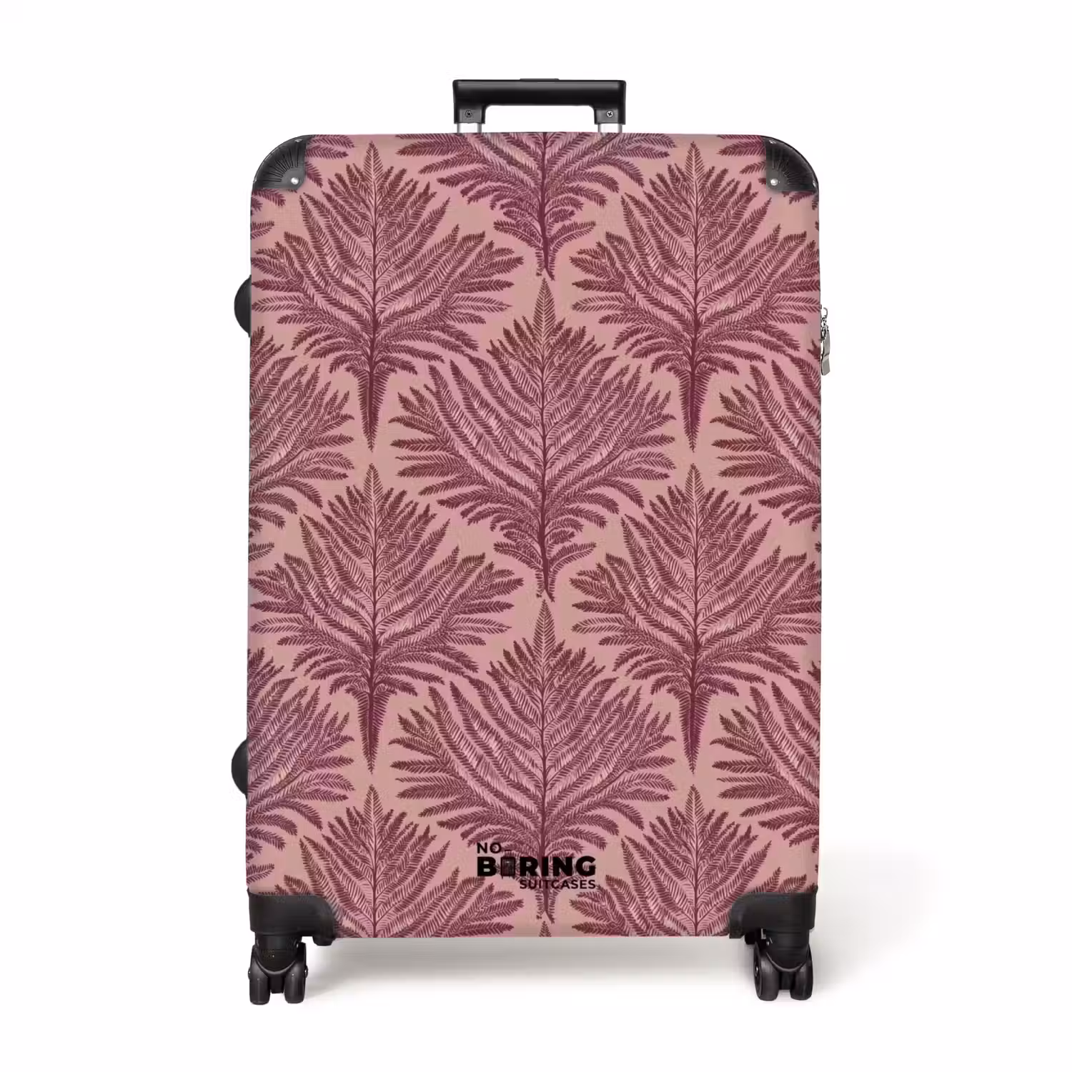 Varen - Patroon - Paars NBS - Handbagage koffer - Volwassenen Unisex middel -productfoto_recht