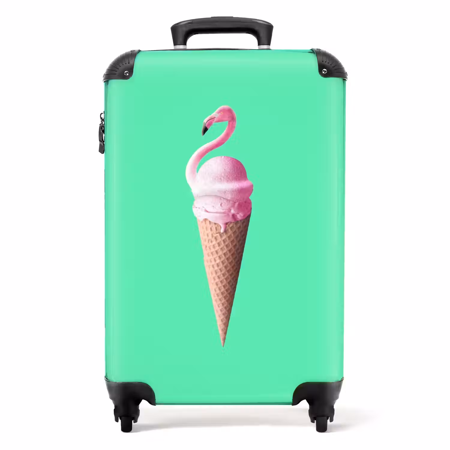 Flamingohoorntje NBS - Handbagage koffer - Unisex middel -productfoto_recht
