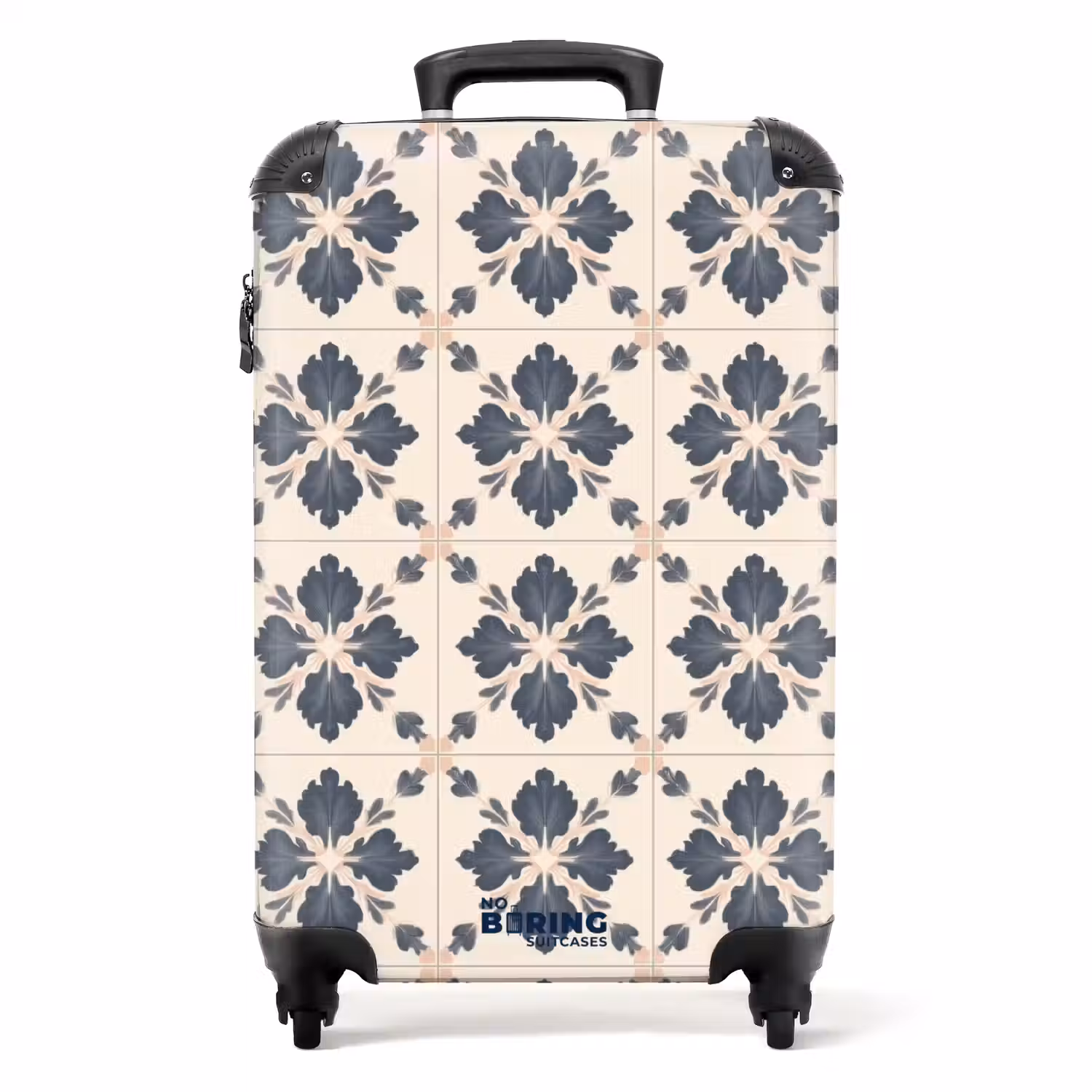 Bladvorm - Klassiek - Kleurrijk NBS - Handbagage koffer - Volwassenen Unisex middel -productfoto_recht