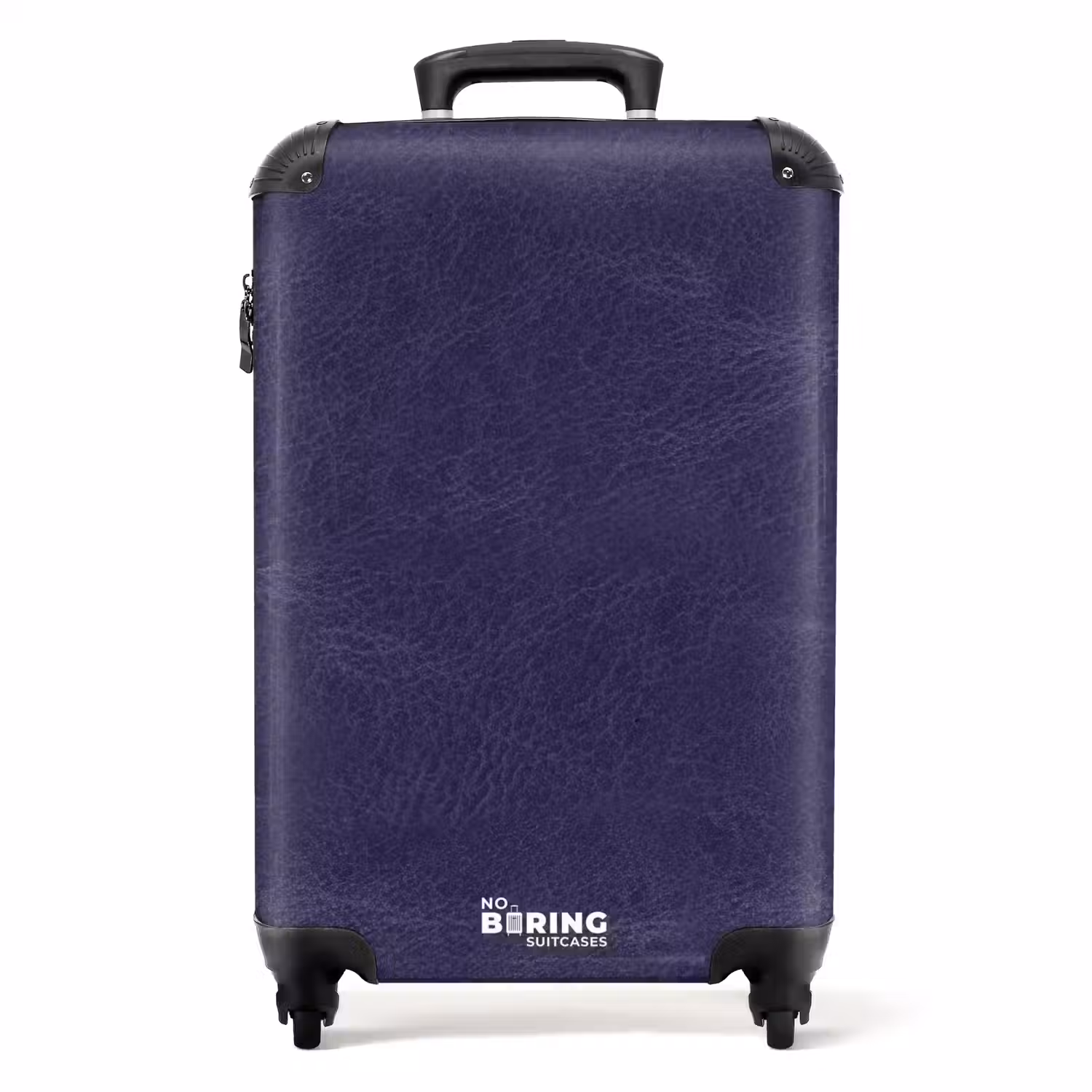 Lederen look midden paars NBS - Handbagage koffer - Volwassenen Unisex middel -productfoto_recht