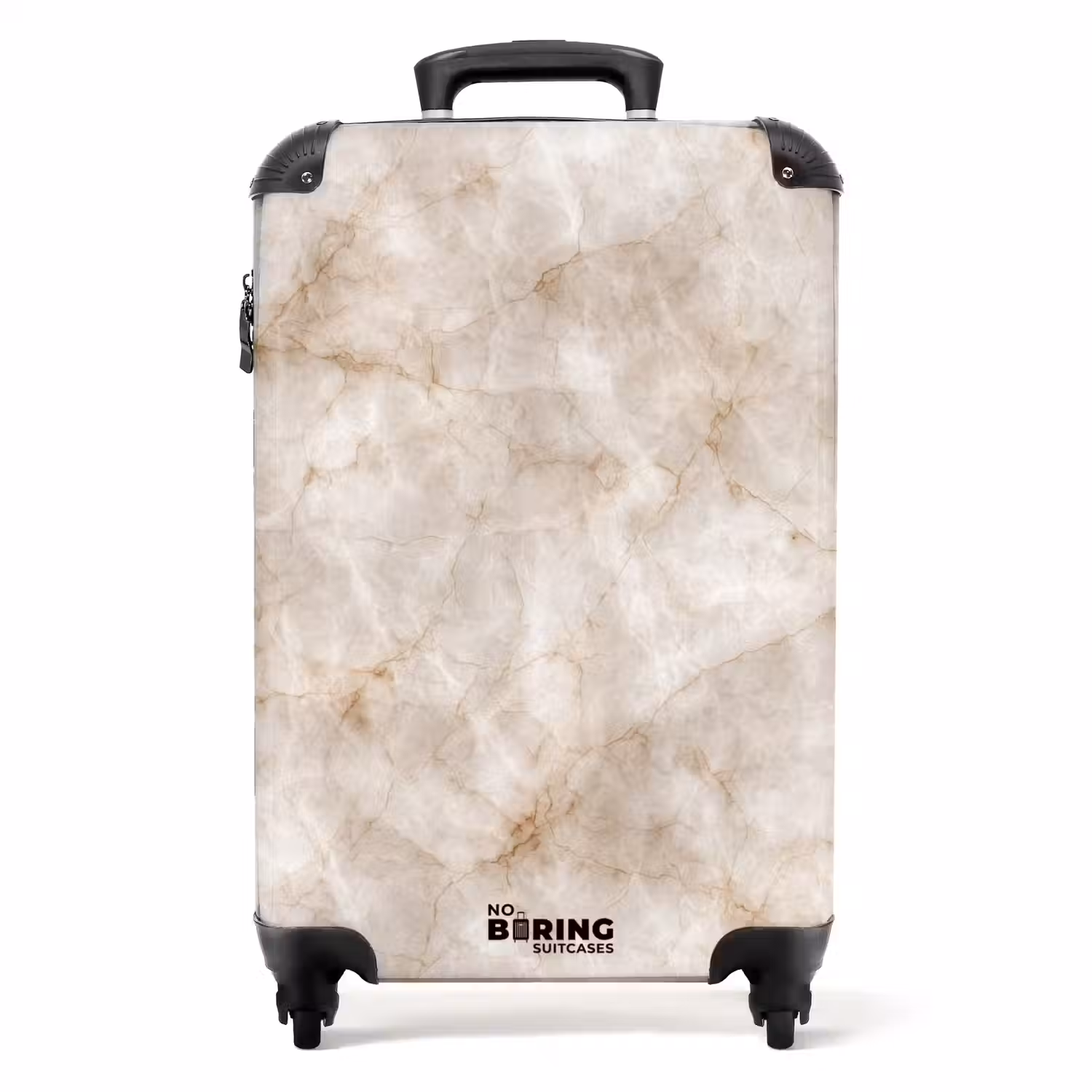 Marmer - Patroon - Klassiek NBS - Handbagage koffer - Volwassenen Unisex middel -productfoto_recht