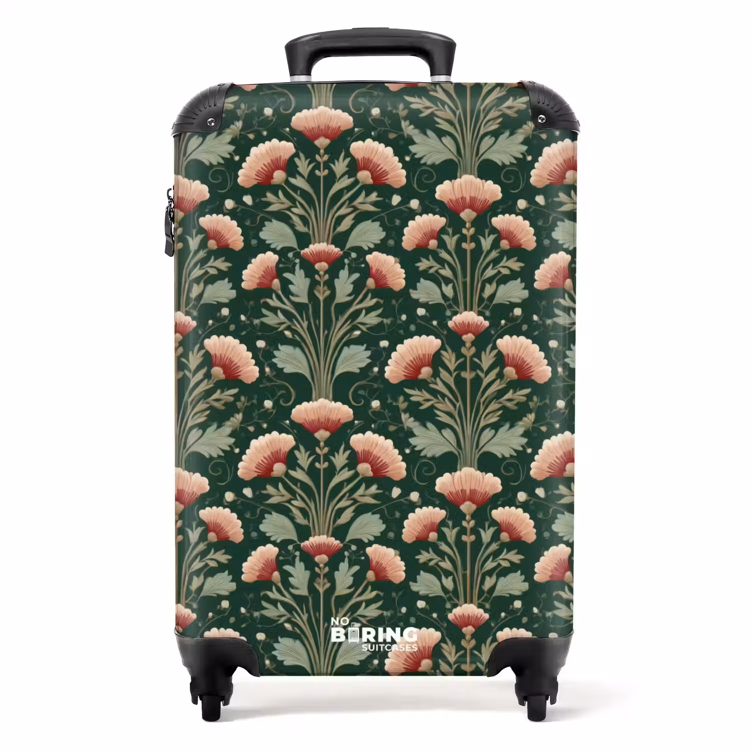 Patroon - Botanisch - Kleurrijk NBS - Handbagage koffer - Volwassenen Unisex middel -productfoto_recht