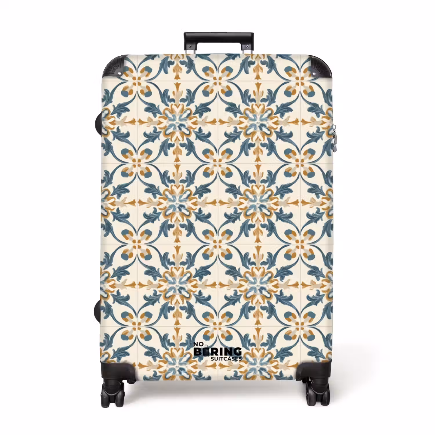 Patroon - Klassiek - Kleurrijk NBS - Handbagage koffer - Volwassenen Unisex middel -productfoto_recht