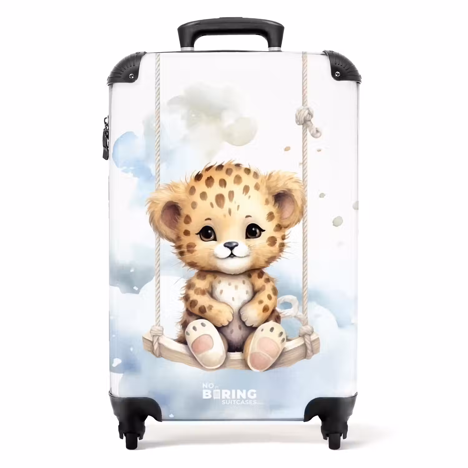 Perry panter NBS - Handbagage koffer - Unisex middel -productfoto_recht
