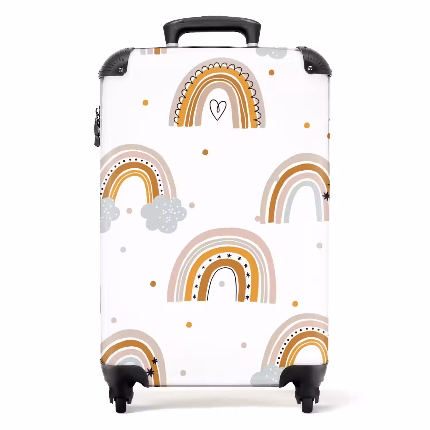 Regenboogregen NBS - Handbagage koffer - Unisex middel -productfoto_recht