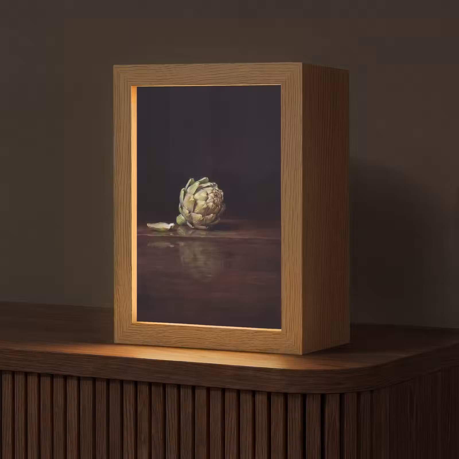 Table Lamp - Artichoke - Food - Classic - Artichok - Eten - Klassiek Light Box met kabel (Tafellamp) klein