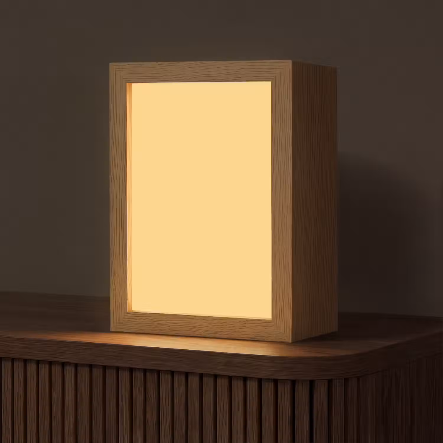 Butter - Geel - Yellow Light Box met kabel (Tafellamp) klein 925 -z3d_website