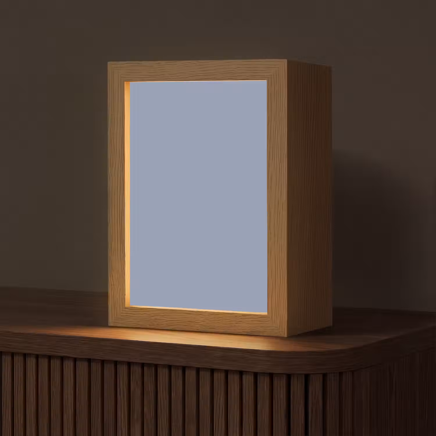 Canary - Champ - Blauw Light Box met kabel (Tafellamp) klein 925 -z3d_website