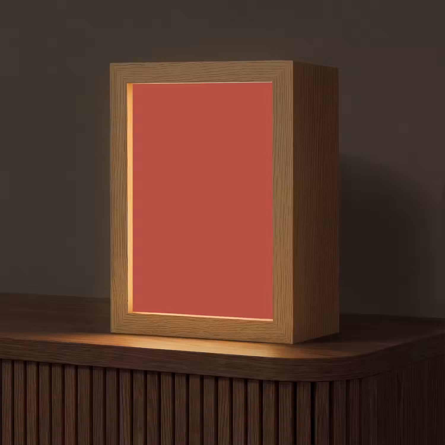 Deep - Crimson - Rood Light Box met kabel (Tafellamp) klein 925 -z3d_website