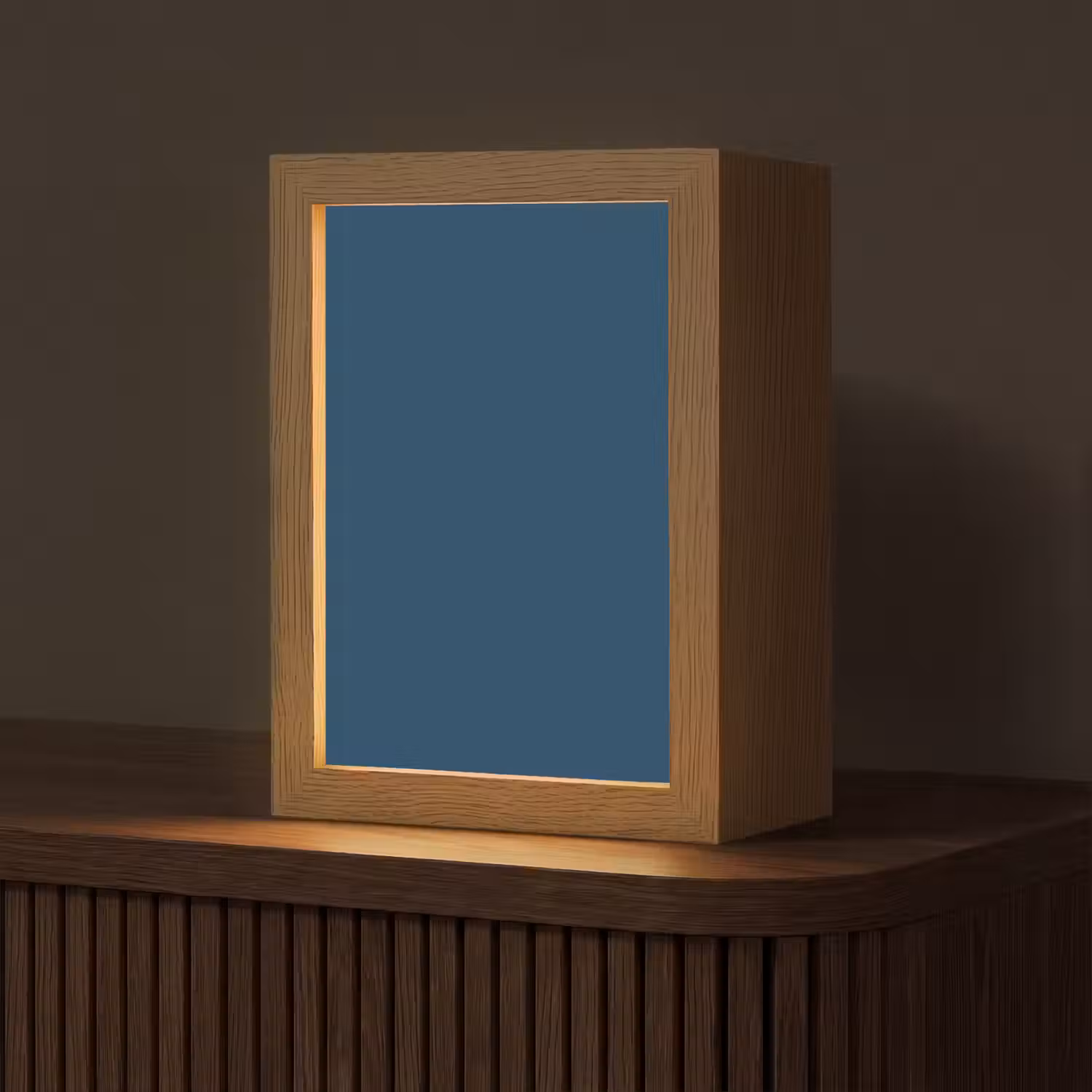 Deep - Ocean - Blauw Light Box met kabel (Tafellamp) klein 925 -z3d_website