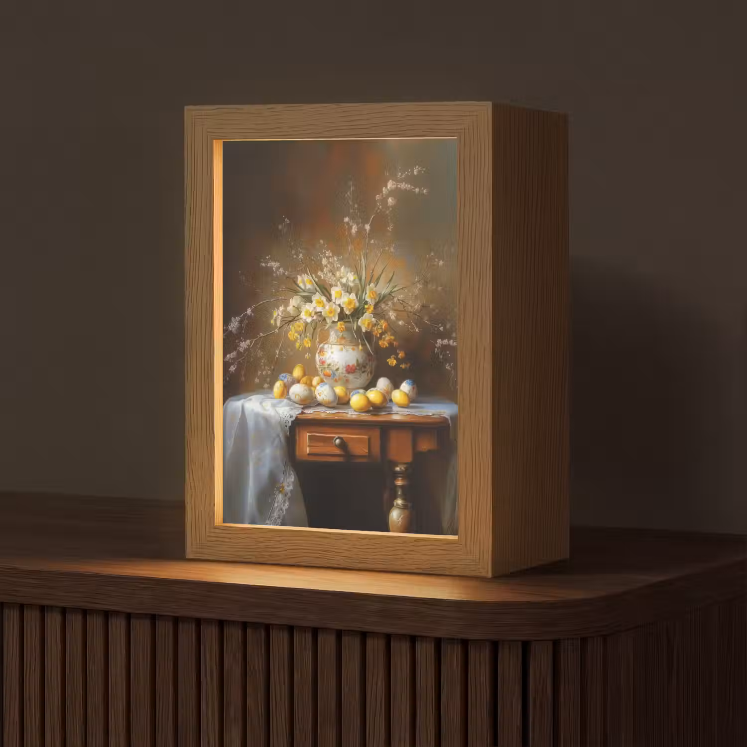 Paaseieren - Stilleven - Vaas Light Box met kabel (Tafellamp) klein -z3d_website