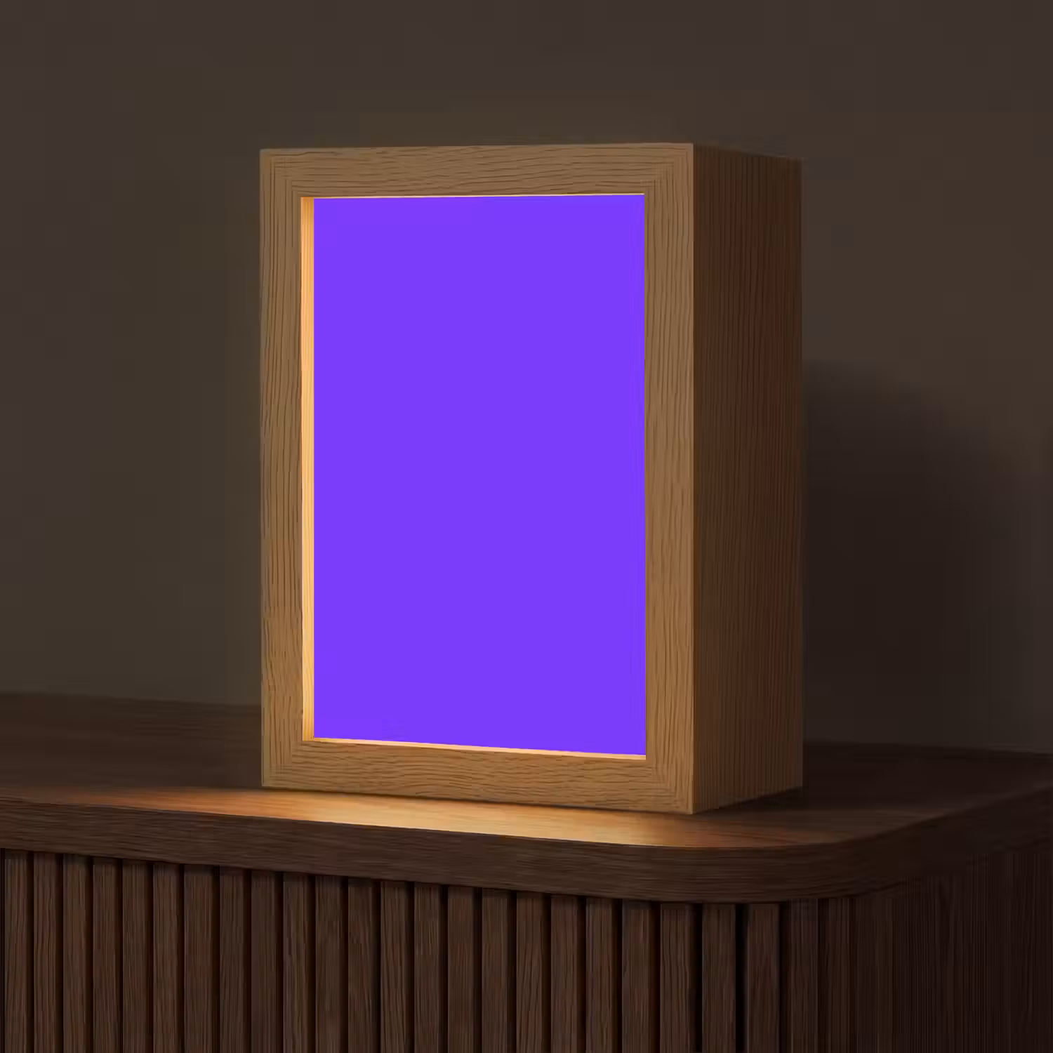 Electric - Indigo - Paars Light Box met kabel (Tafellamp) klein 925 -z3d_website
