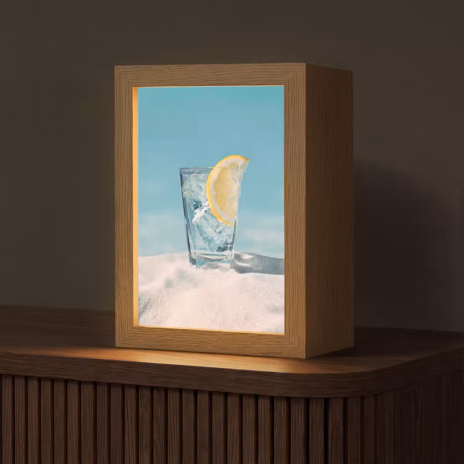 Glas - ijsblokjes - Citroen Light Box met kabel (Tafellamp) klein -z3d_website