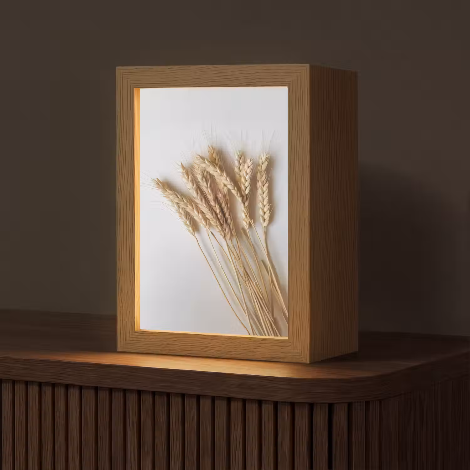 Graan - Geel - Wit - Stilleven Light Box met kabel (Tafellamp) klein -z3d_website