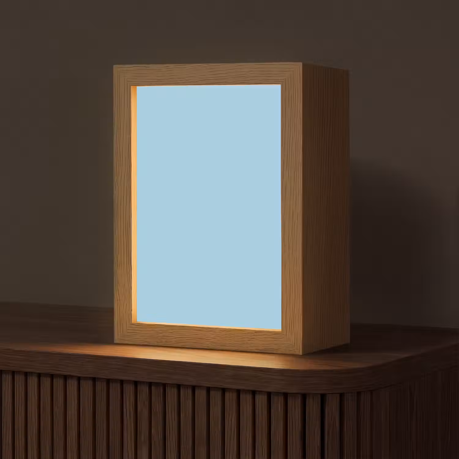 Ice - Blue - Blauw Light Box met kabel (Tafellamp) klein 925 -z3d_website