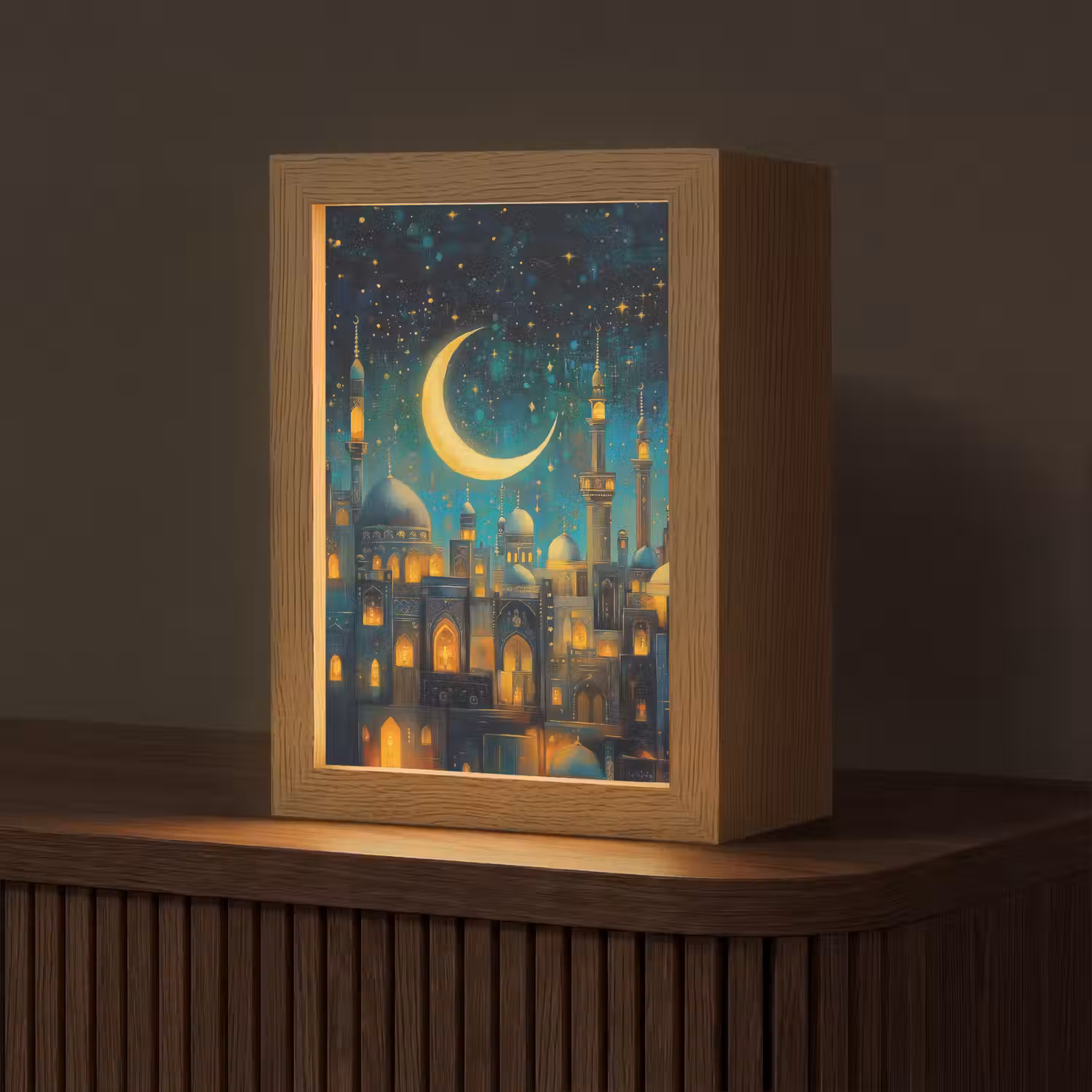 Islamitisch - Moskee - Ramadan - Islam Light Box met kabel (Tafellamp) klein -z3d_website
