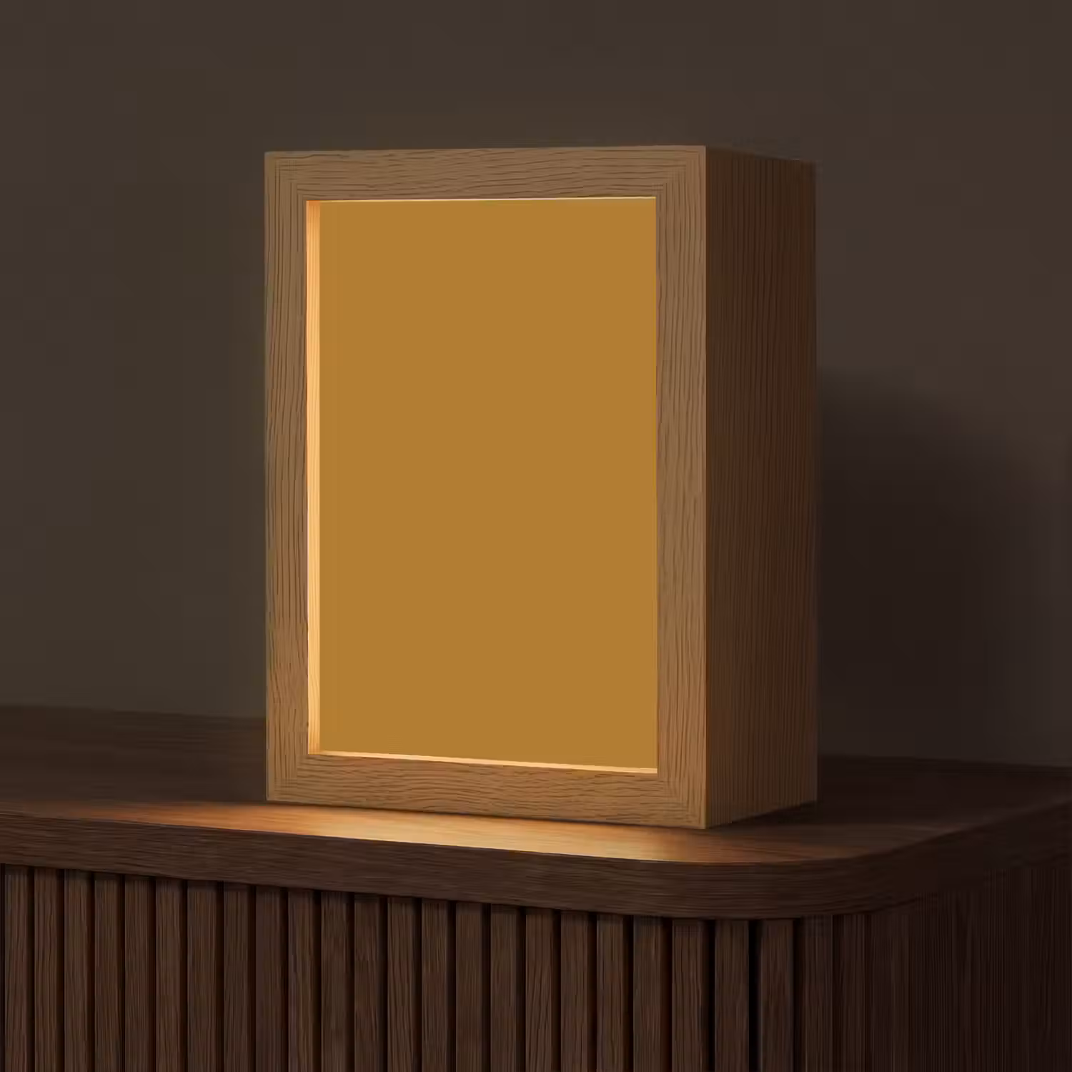 Ocre - Gold - Geel Light Box met kabel (Tafellamp) klein 925 -z3d_website