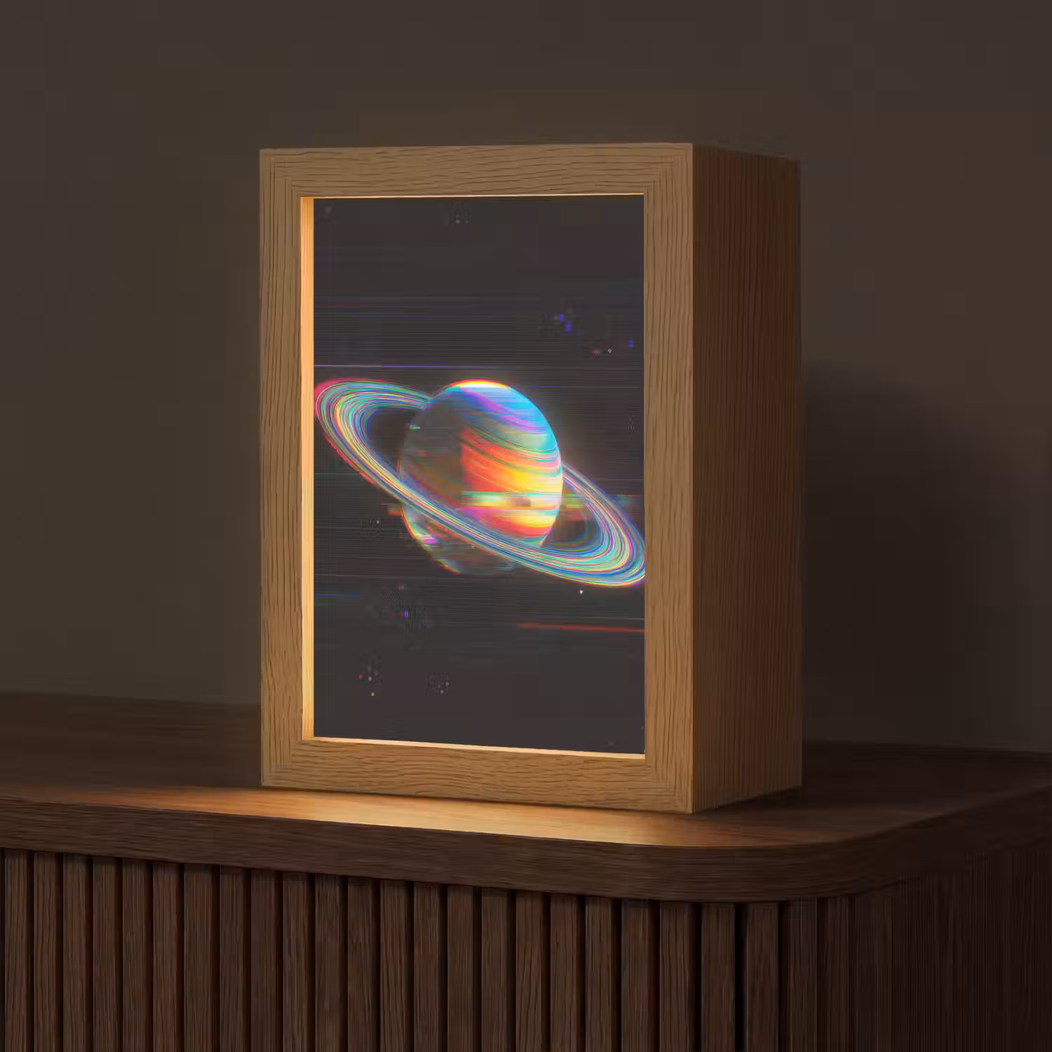 Planeet - Cirkel - Kleurrijk Light Box met kabel (Tafellamp) klein -z3d_website