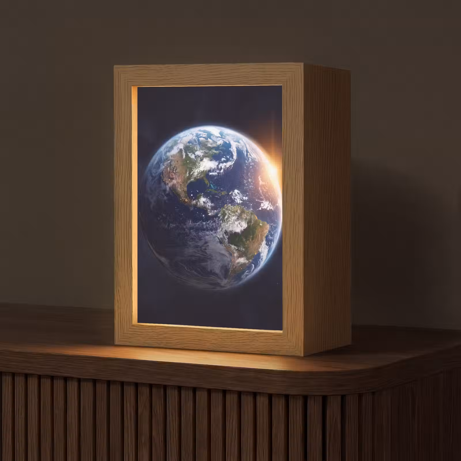 Table Lamp - Planet - Space - Cosmos - Planeet - Ruimte - Kosmos Light Box met kabel (Tafellamp) klein