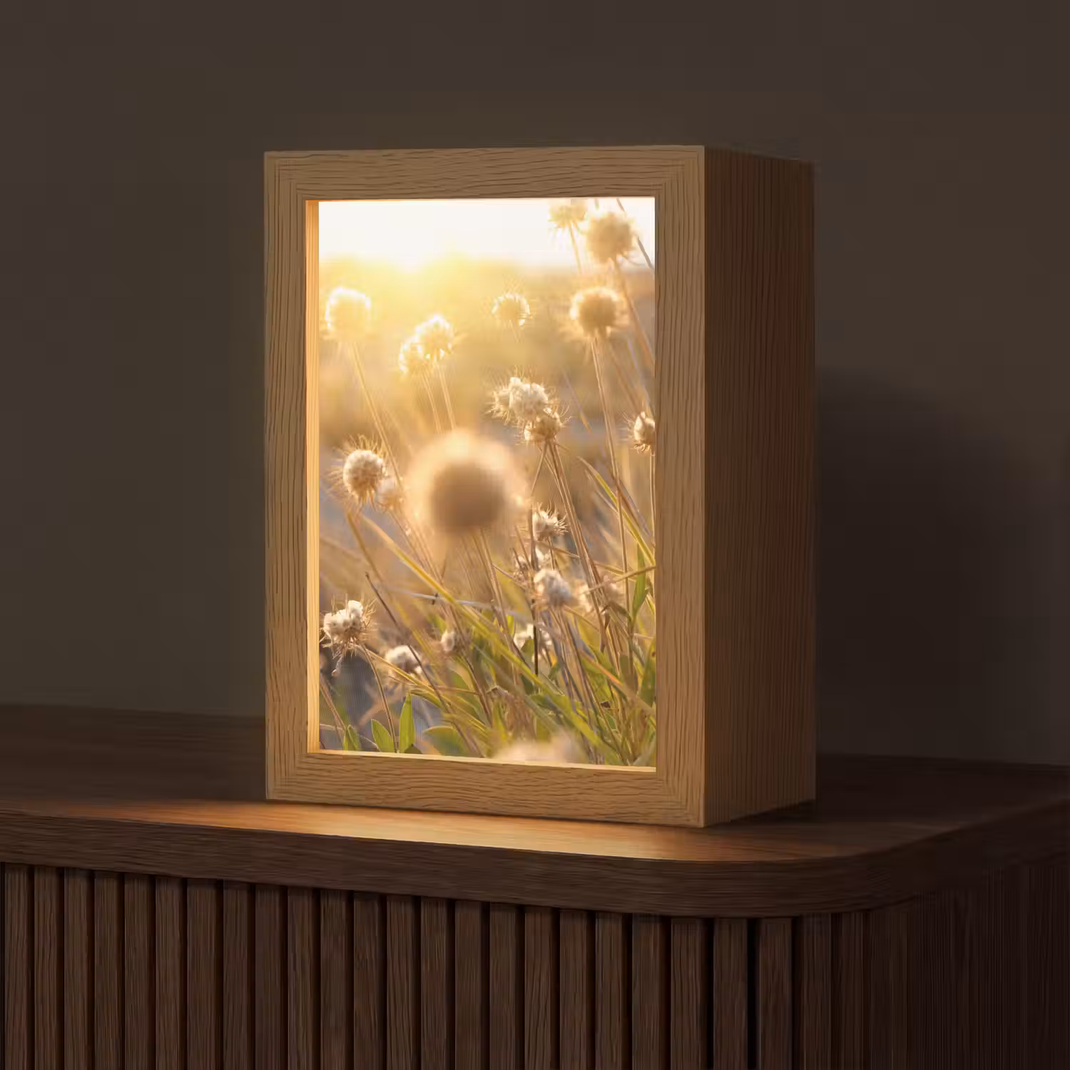 Planten - Natuur - Bloemen - Zon - Horizon Light Box met kabel (Tafellamp) klein -z3d_website
