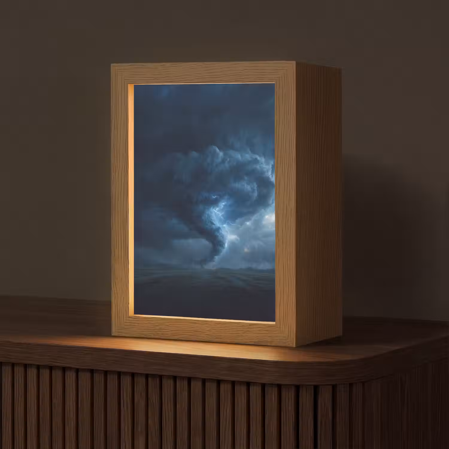 Tornado - Duister - Wolken Light Box met kabel (Tafellamp) klein -z3d_website