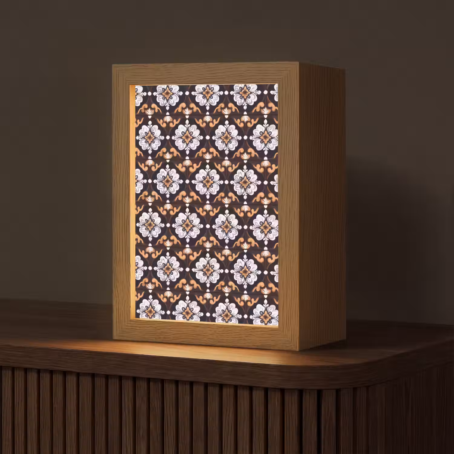 traditioneel - Element - Kleurrijk Light Box met kabel (Tafellamp) klein 925 -z3d_website