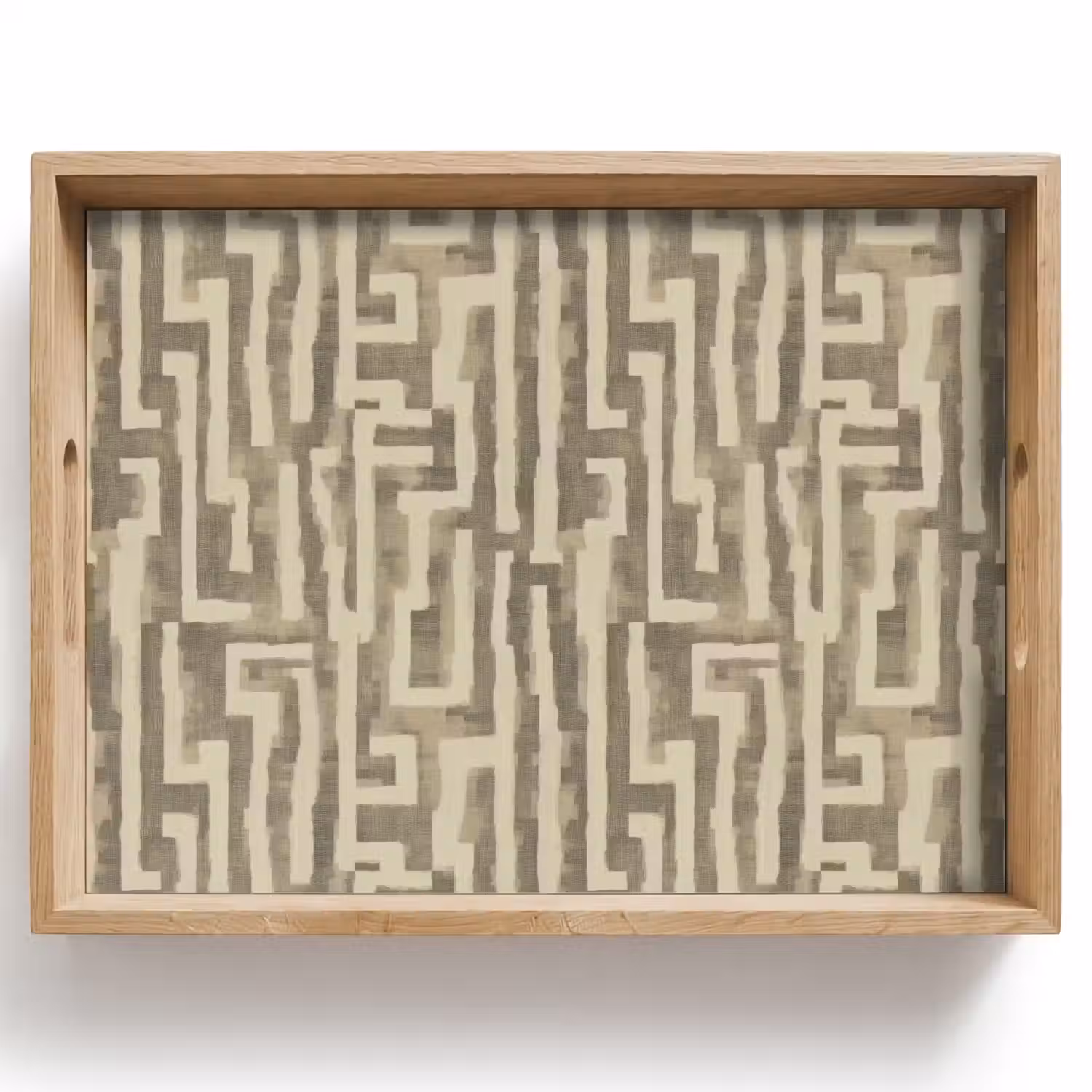 Abstract - Geometrisch - Groen Dienblad Rechthoek middel 911 -z3d_shopping