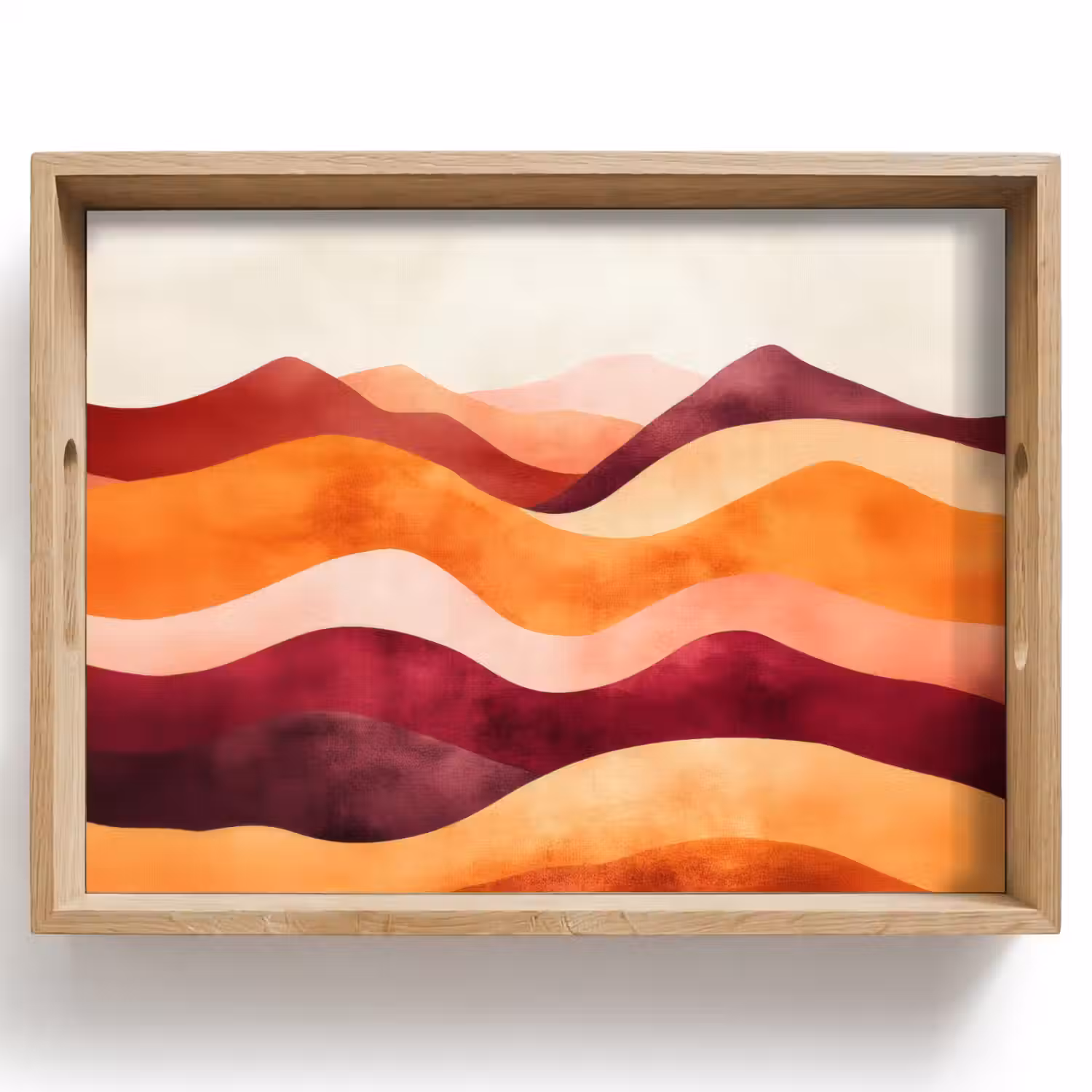 Abstract - Landschap - Golven Dienblad Rechthoek middel -z3d_shopping