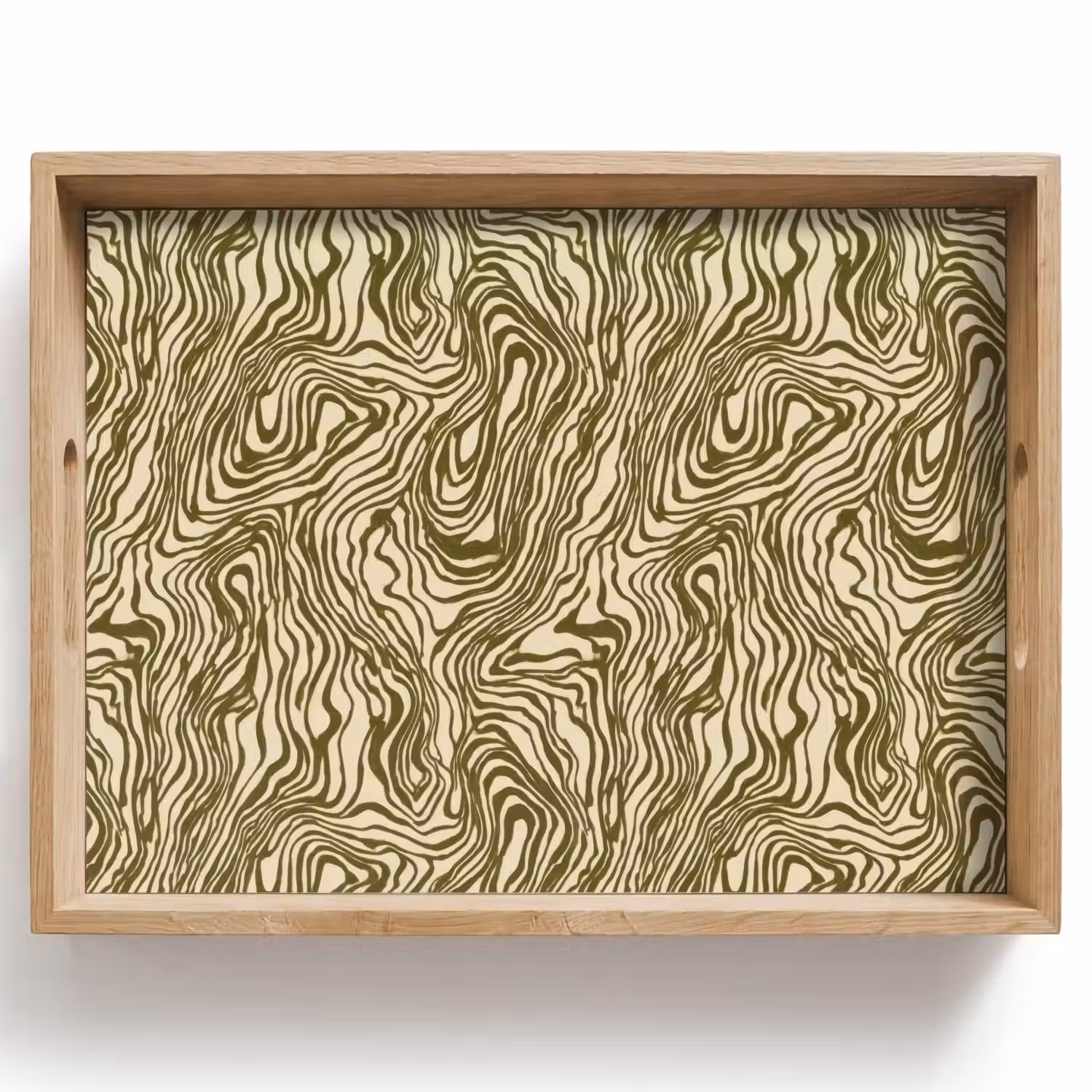 Abstract - Marmer - Groen Dienblad Rechthoek middel 911 -z3d_shopping