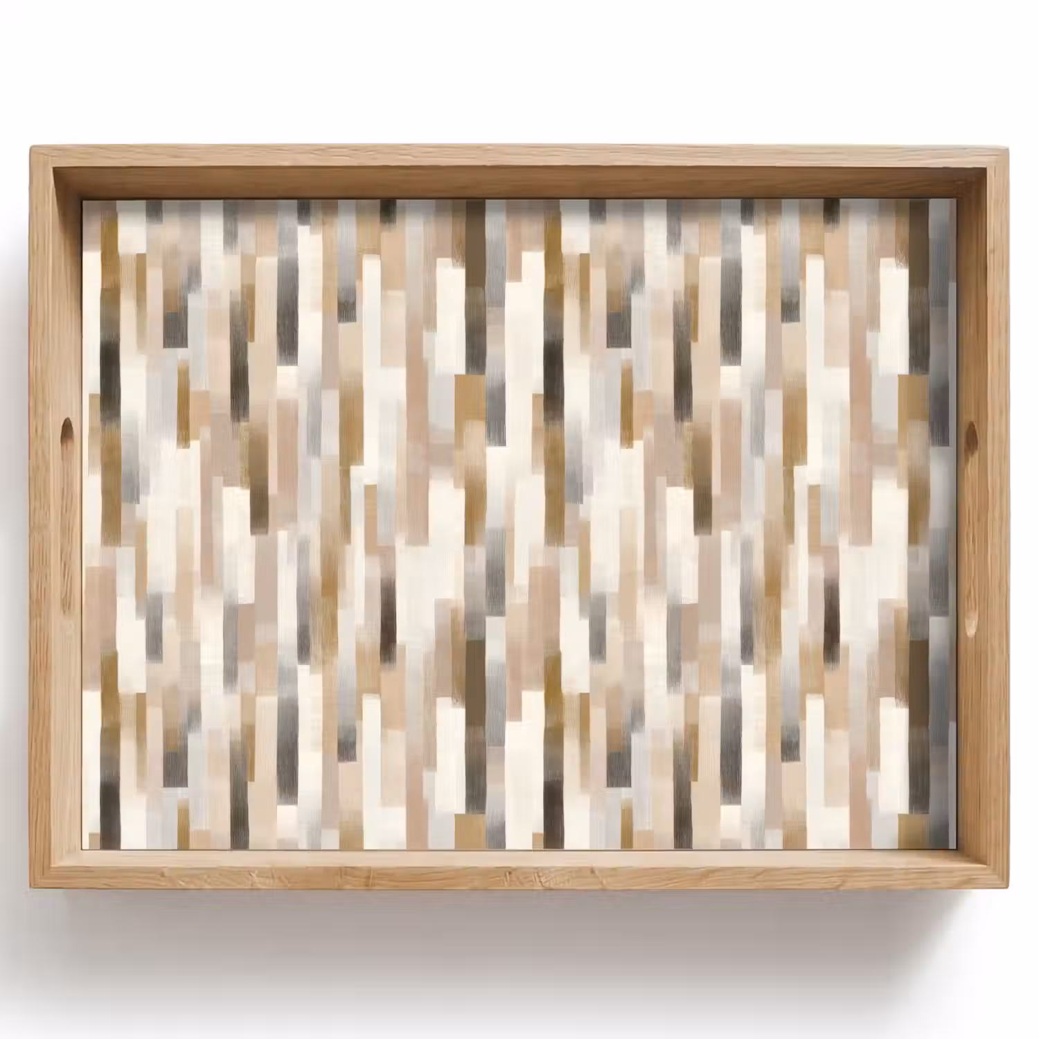 Abstract - Patroon - Kwaststreken Dienblad Rechthoek middel 911 -z3d_shopping
