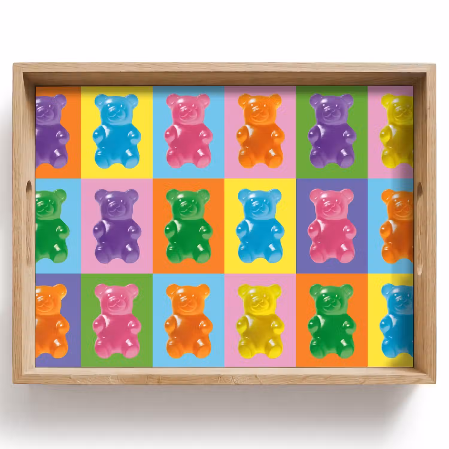 Art- Snoep - Kleurrijk Dienblad Rechthoek middel -z3d_shopping