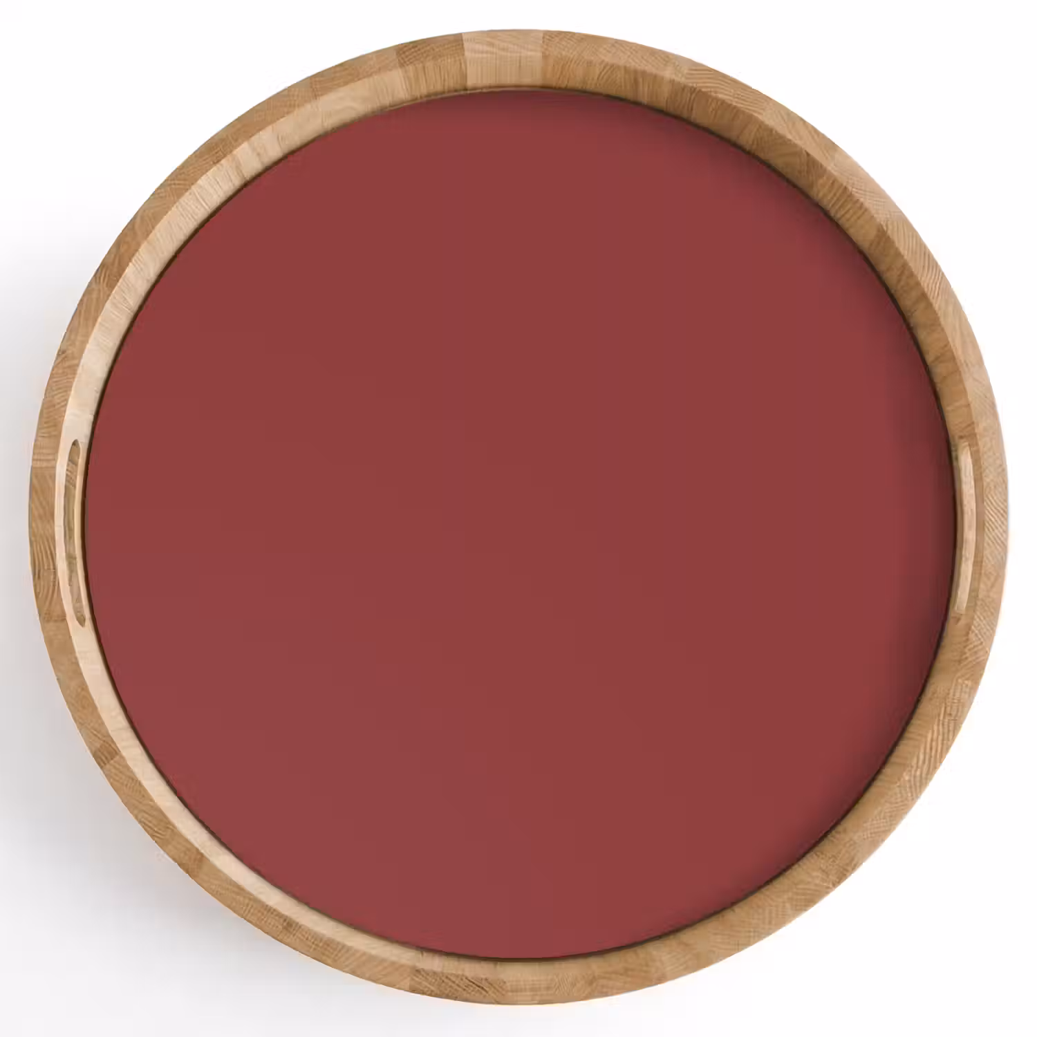 Barn - Antique - Rood Dienblad Rond middel 914 -z3d_shopping