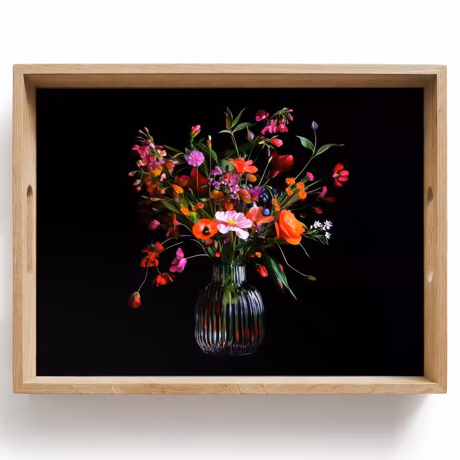 Boeket - Veldbloemen - Vaas Dienblad Rechthoek middel -z3d_shopping