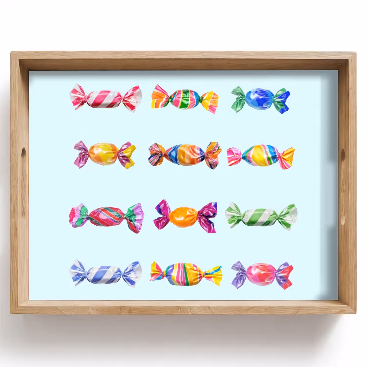 Snoepjes - Realistisch - Kleurrijk Dienblad Rechthoek middel -z3d_shopping