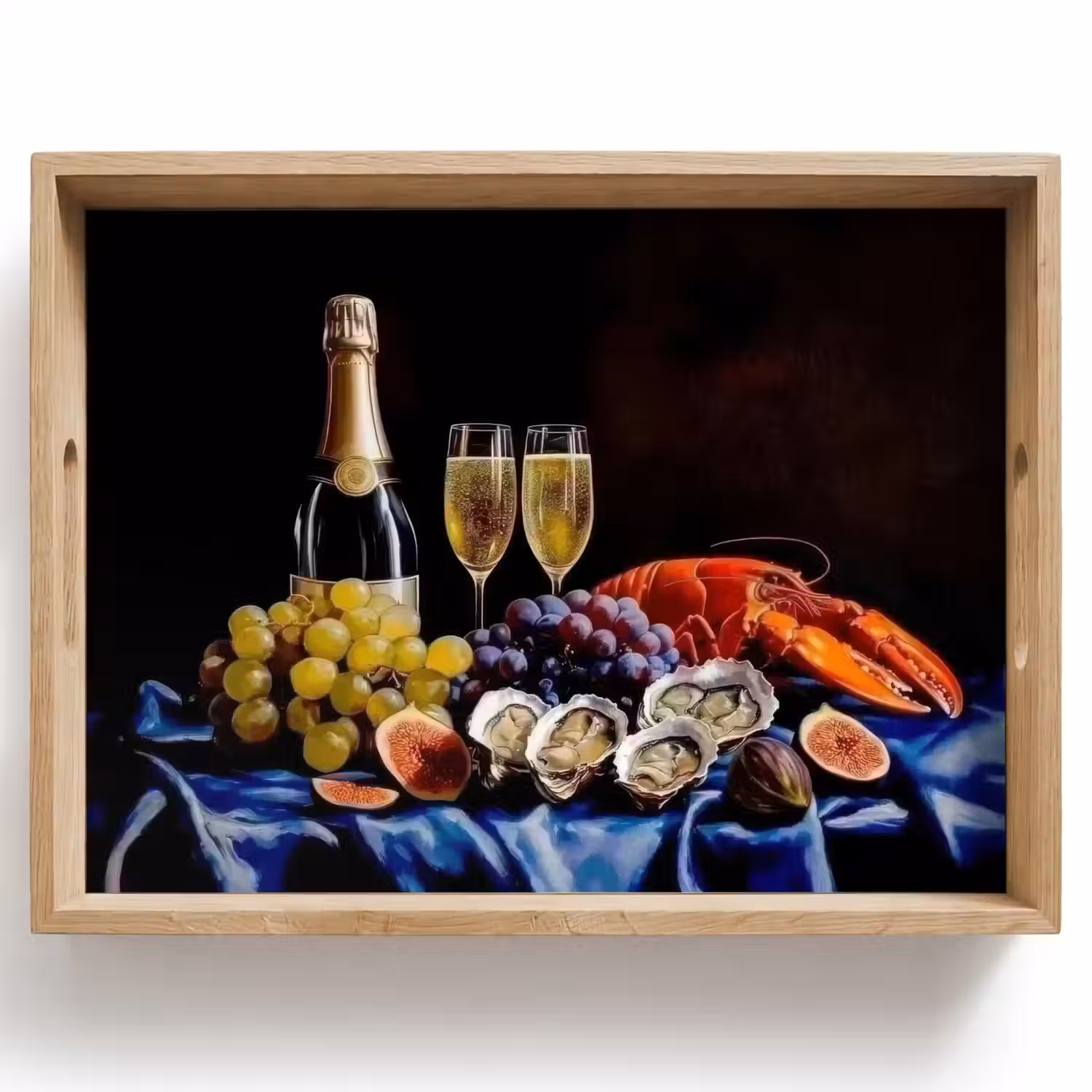 Champagne - Luxe - Oesters Dienblad Rechthoek middel -z3d_shopping