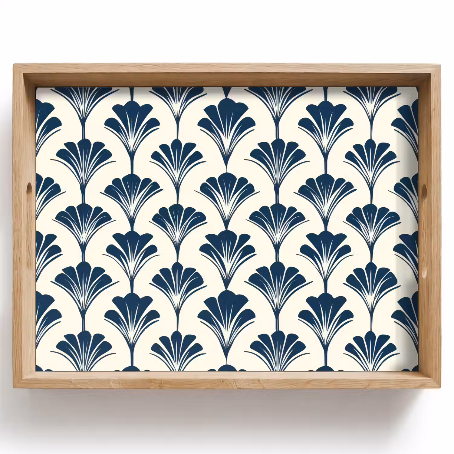Klassiek - Motief - Blauw Dienblad Rechthoek middel 911 -z3d_shopping