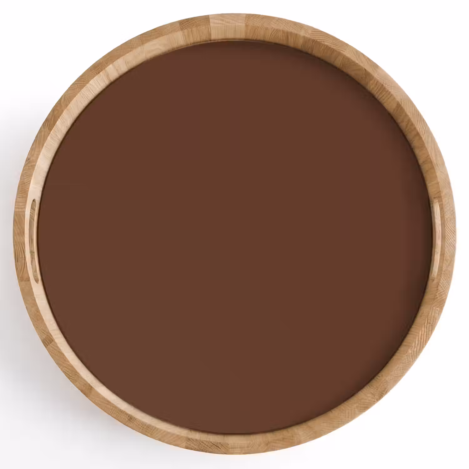 Deep - Clay - Brown - Bruin Dienblad Rond middel 914 -z3d_shopping