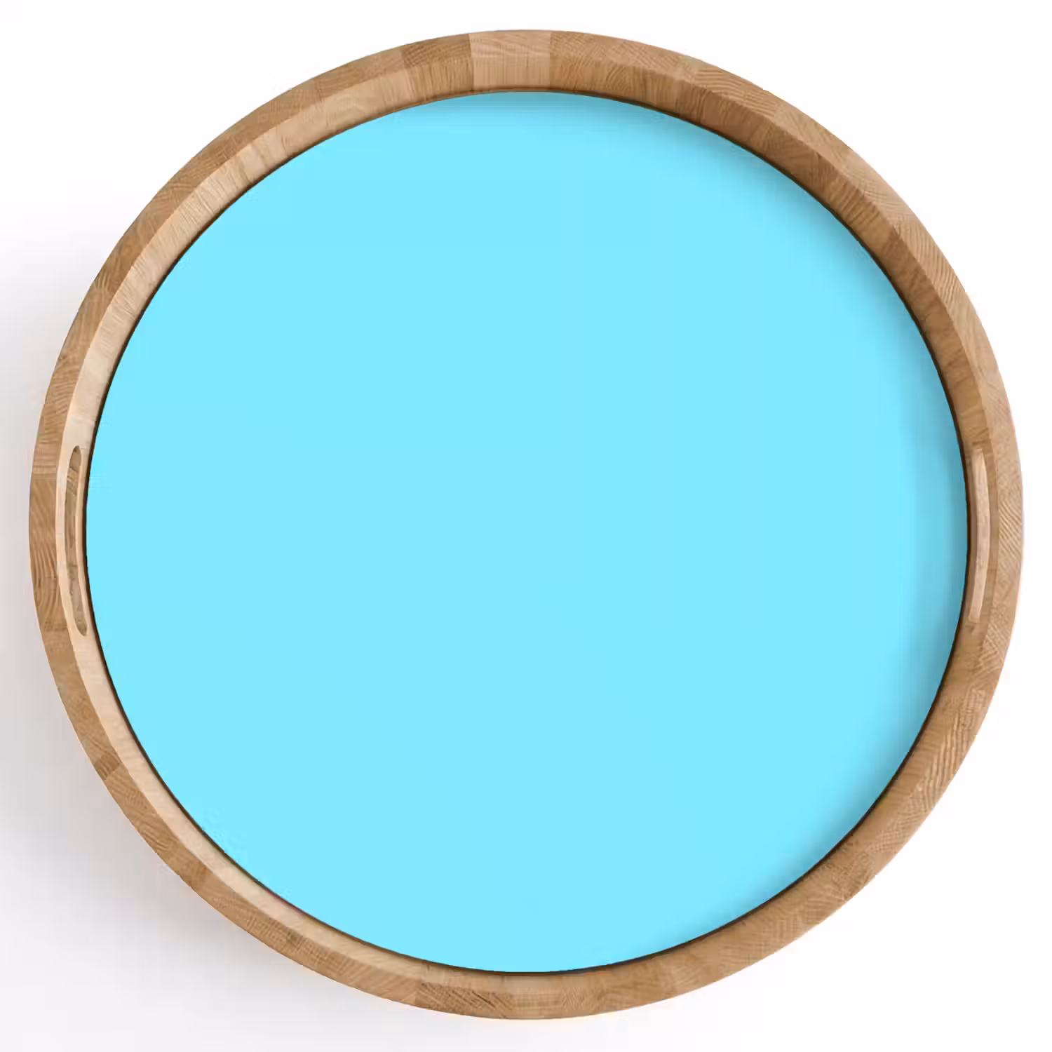 Electric - Cyan - Blauw Dienblad Rond middel 914 -z3d_shopping