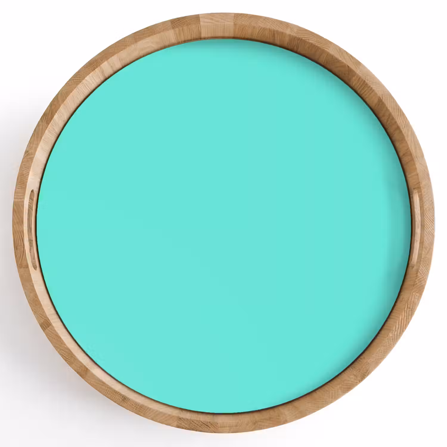 Electric - Cyan - Turkoois Dienblad Rond middel 914 -z3d_shopping