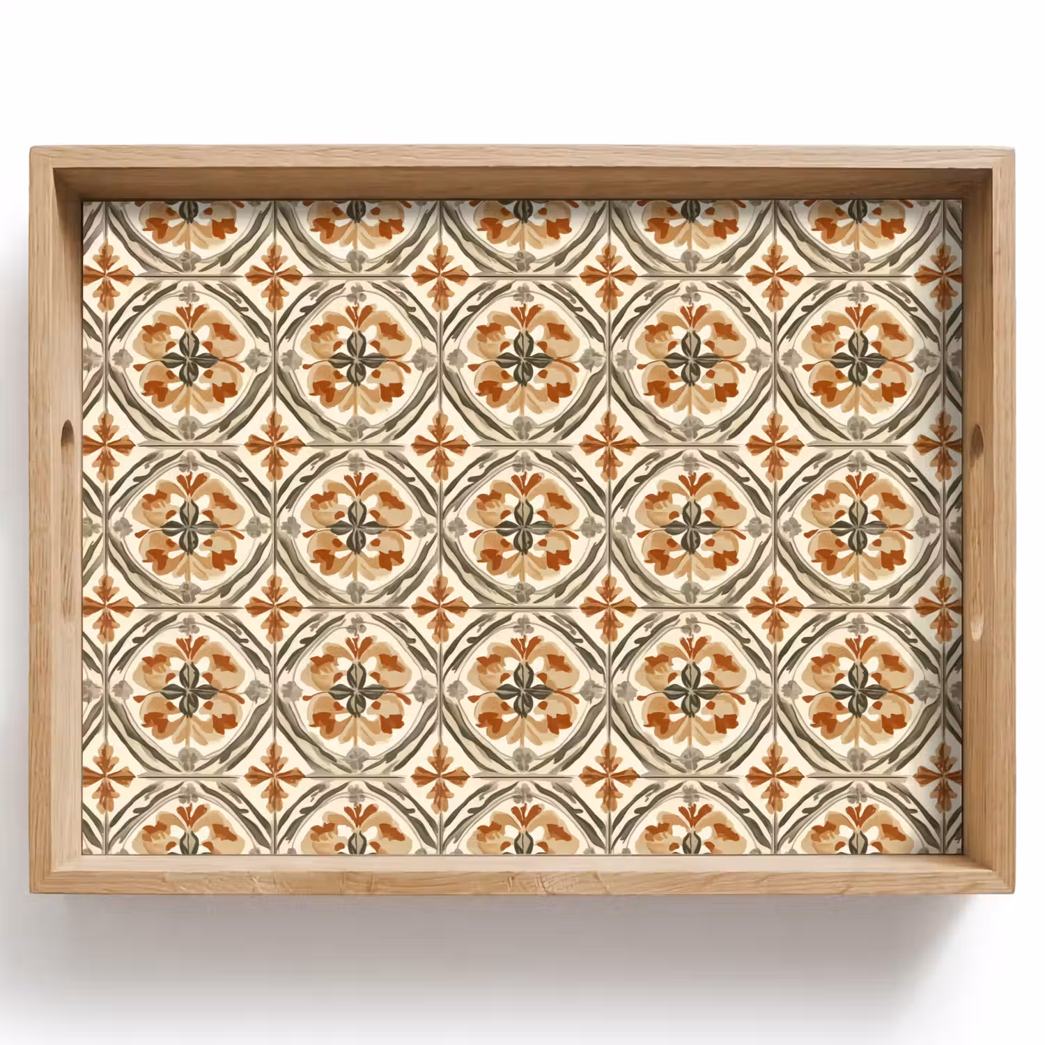 Elegant - Antiek - Kleurrijk Dienblad Rechthoek middel 911 -z3d_shopping