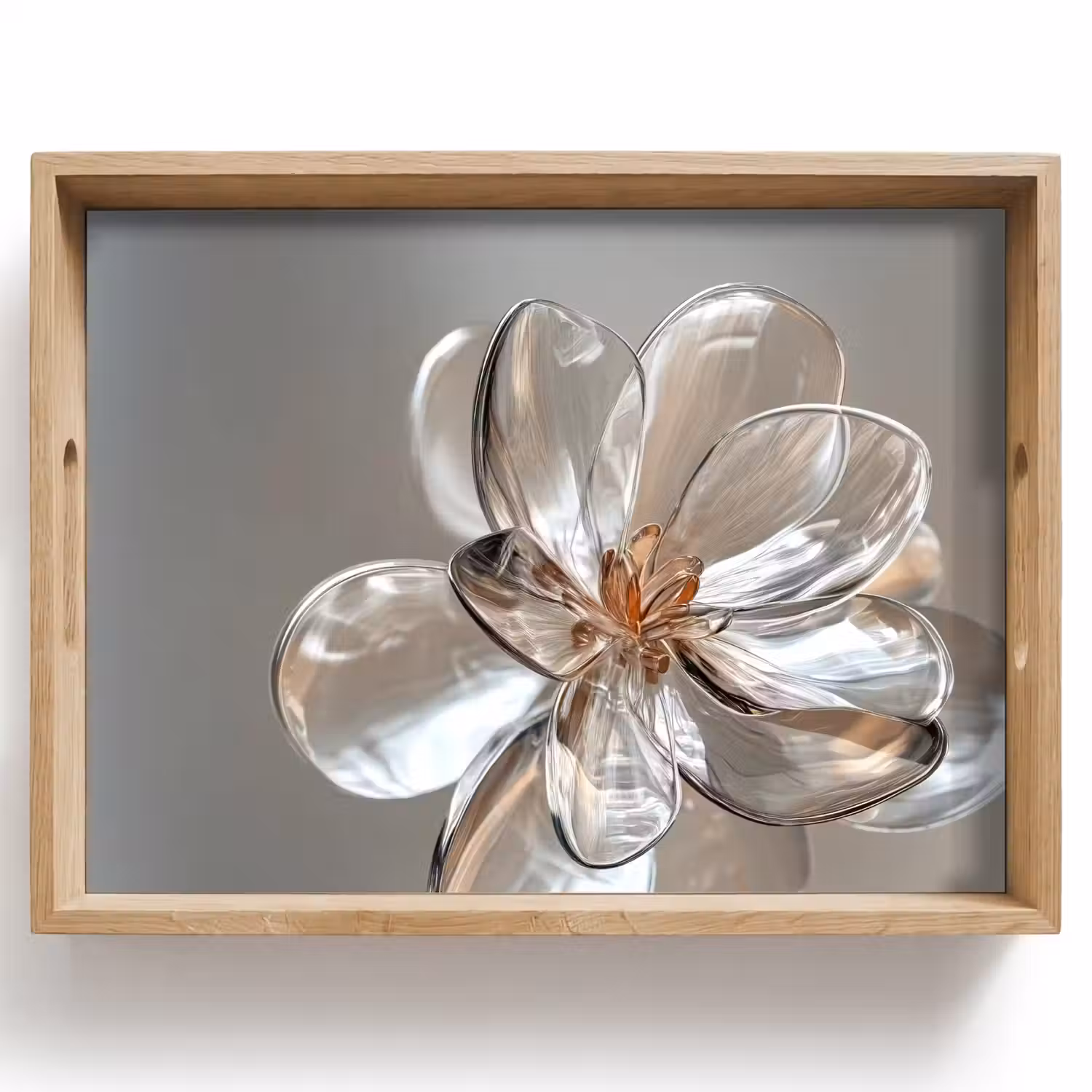 Bloem - Glazen - Doorzichtig Dienblad Rechthoek middel -z3d_shopping